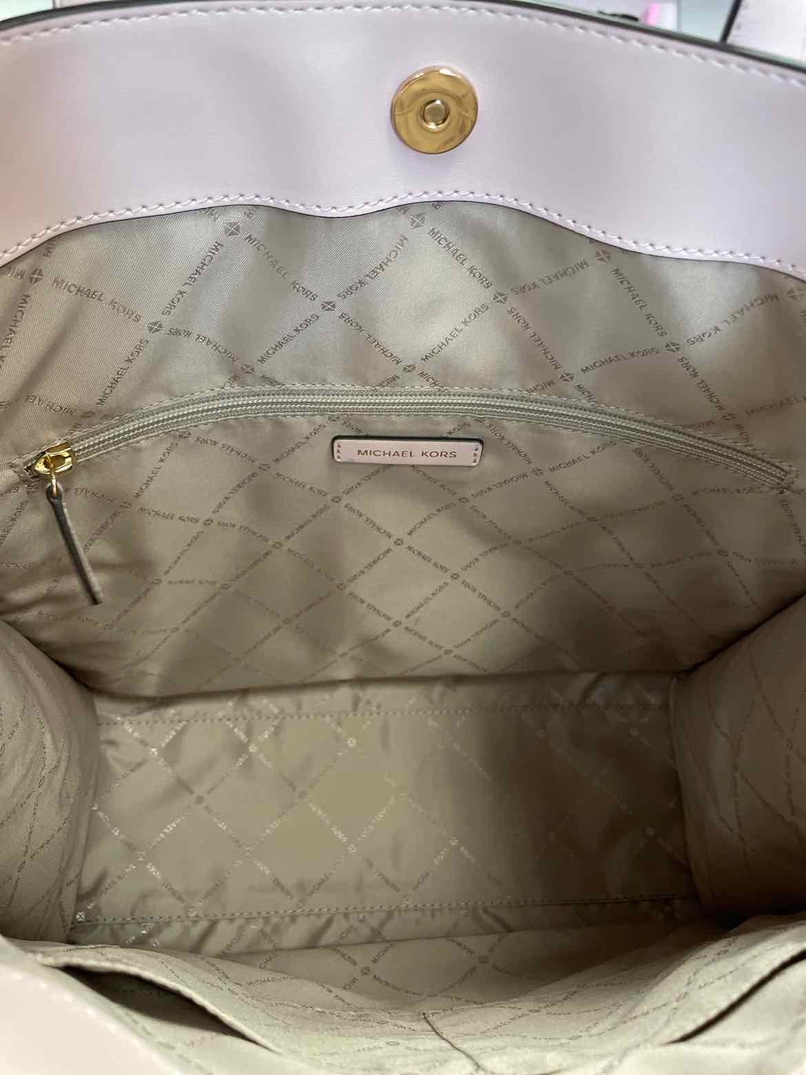 Michael Kors Kenly Large North-South Coated Canvas Tote Bag