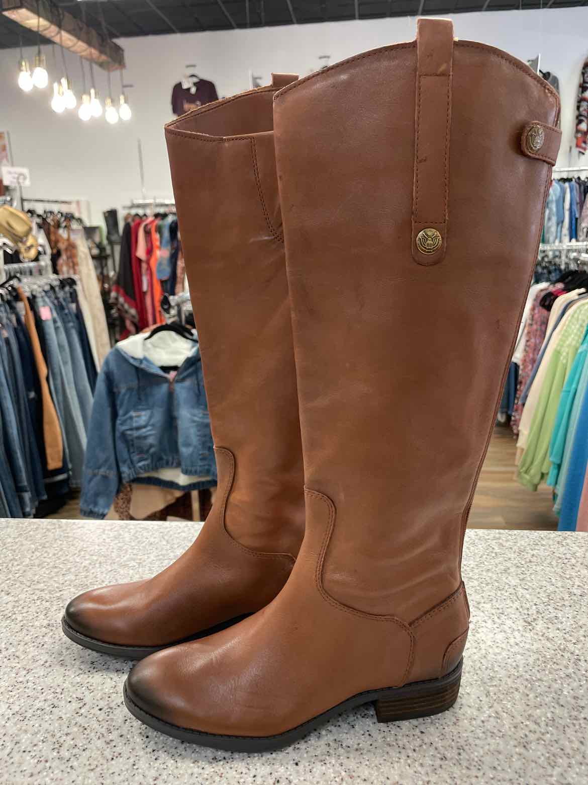 Sam Edelman Penny Leather Riding Boots Size 6 NEW