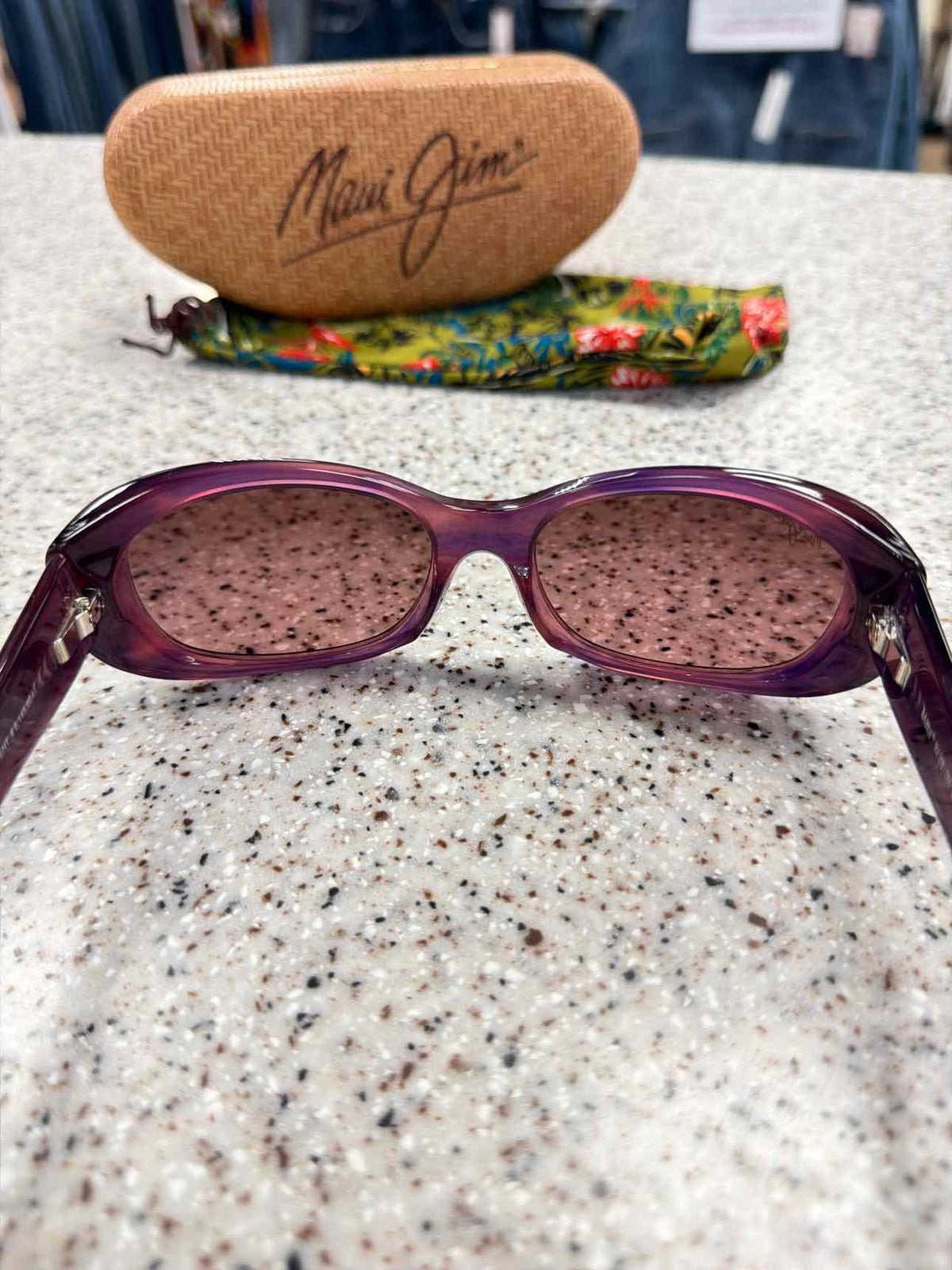 Maui Jim Woman's Purple Lilikoi MJ258 28A L140 Sunglasses with Case