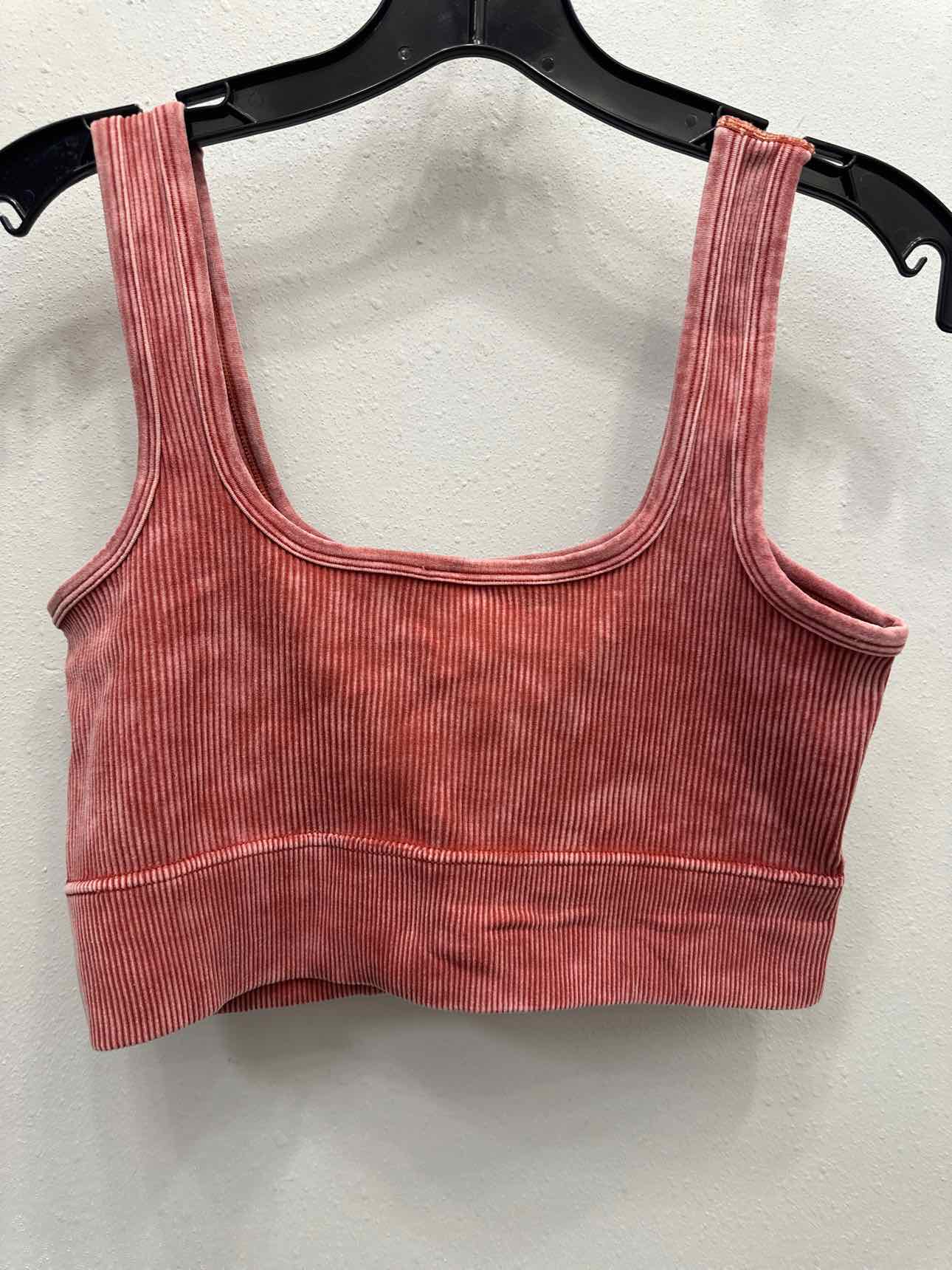 Zenana Size L/XL Redish-Brown Crop Top