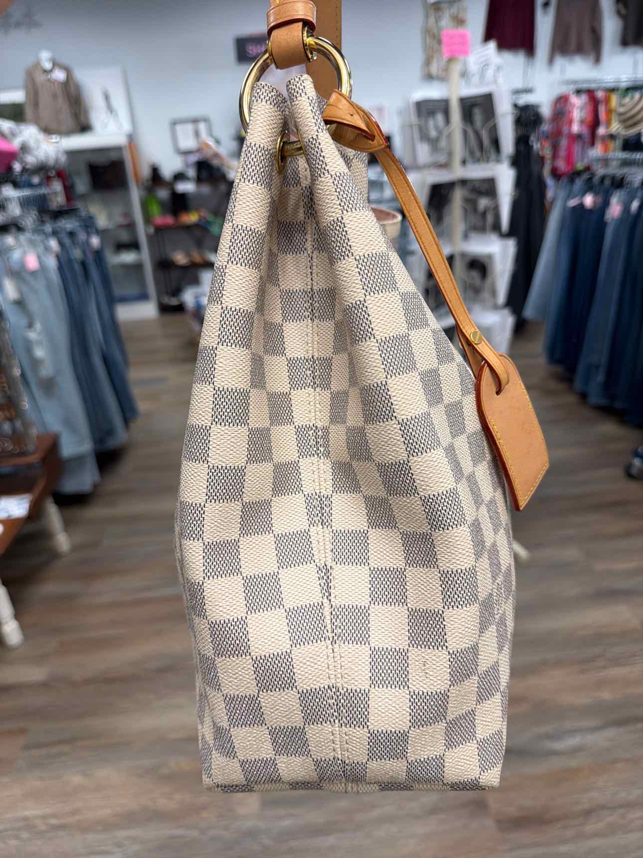 Louis Vuitton Damier Azur Gracefull MM Shoulder Bag Handbags