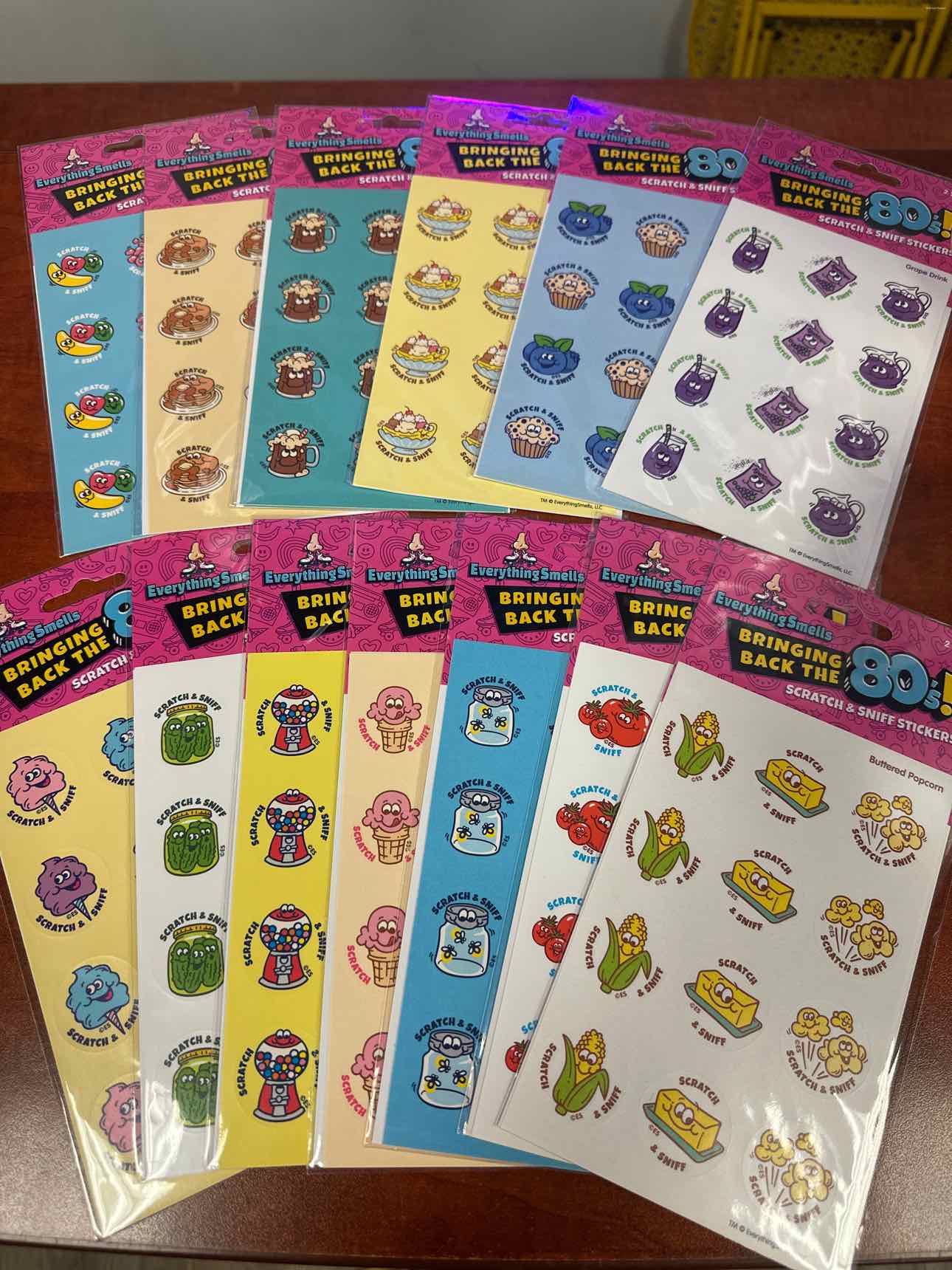 Scratch & Sniff Stickers 2-Pack Stationary