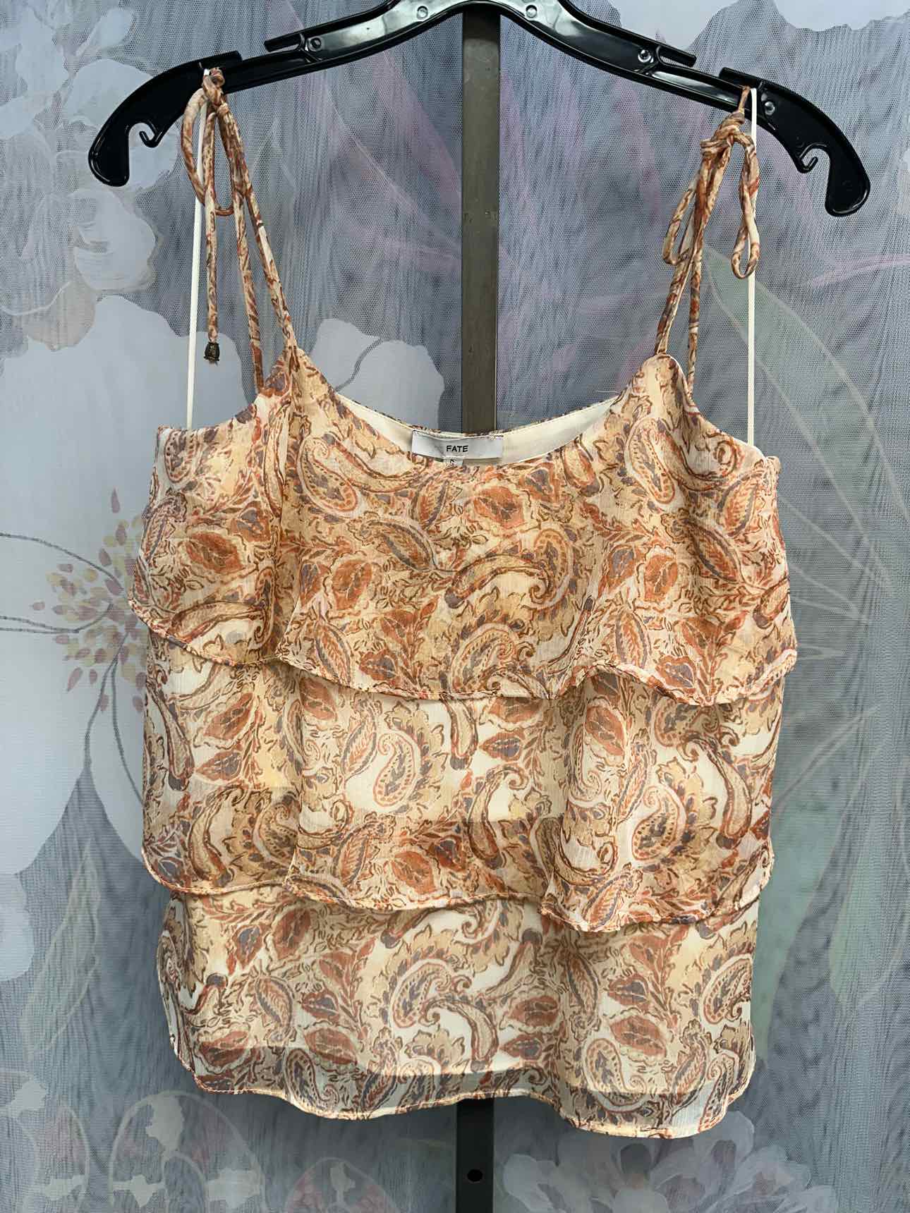 Fate Size Small Orange Top