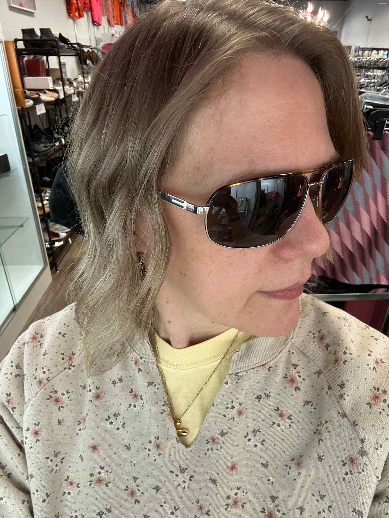Gucci Brown Aviator Tortoise Shell Sunglasses