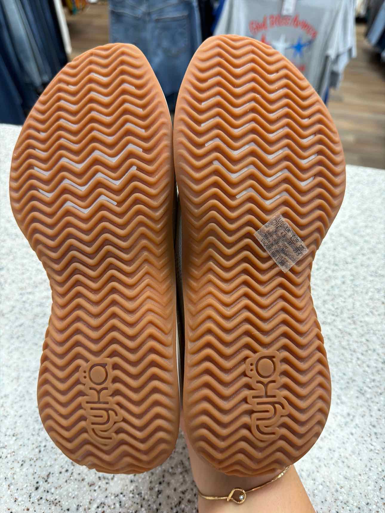 Ryka Size 7 NEW Women's Encore Knit Slip On Mules Sneaker Tan Shoes