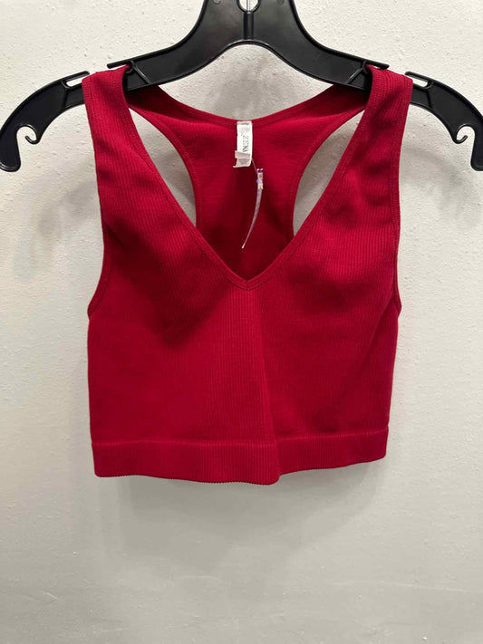 Zenana Size 2X/3X Red Crop Top