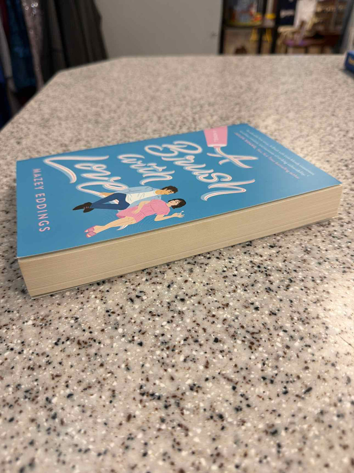 A Brush With Love by Mazey Eddings paperback book