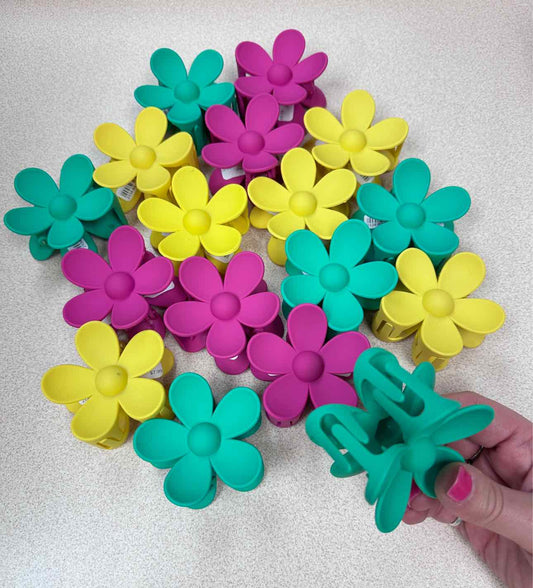 Flower Hair Claw Clip