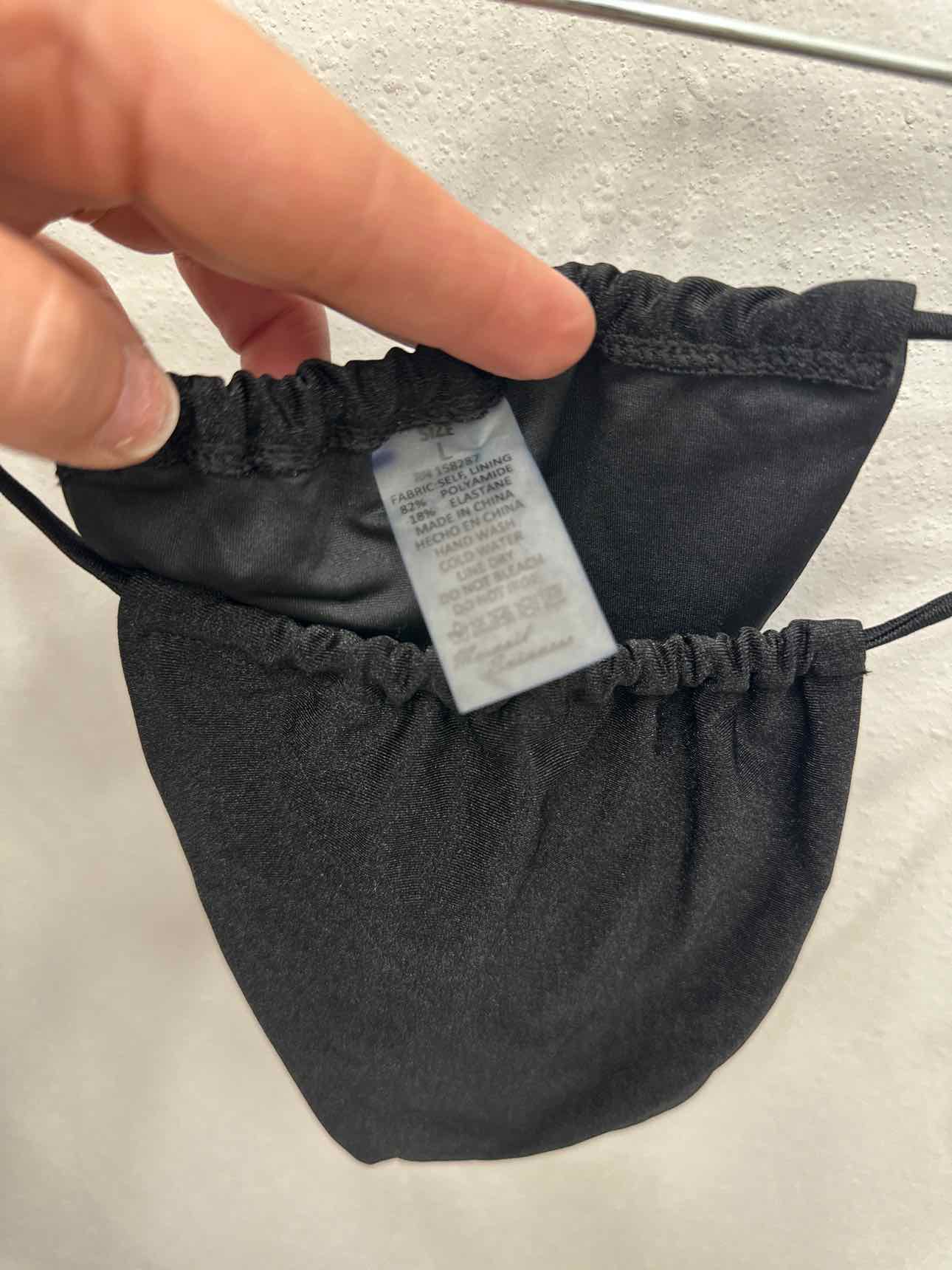 Mermaid Swimwear Size Large Black Swim
