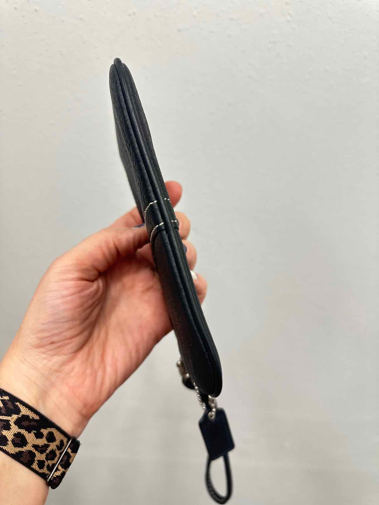 Coach Size Small Black Wristlet