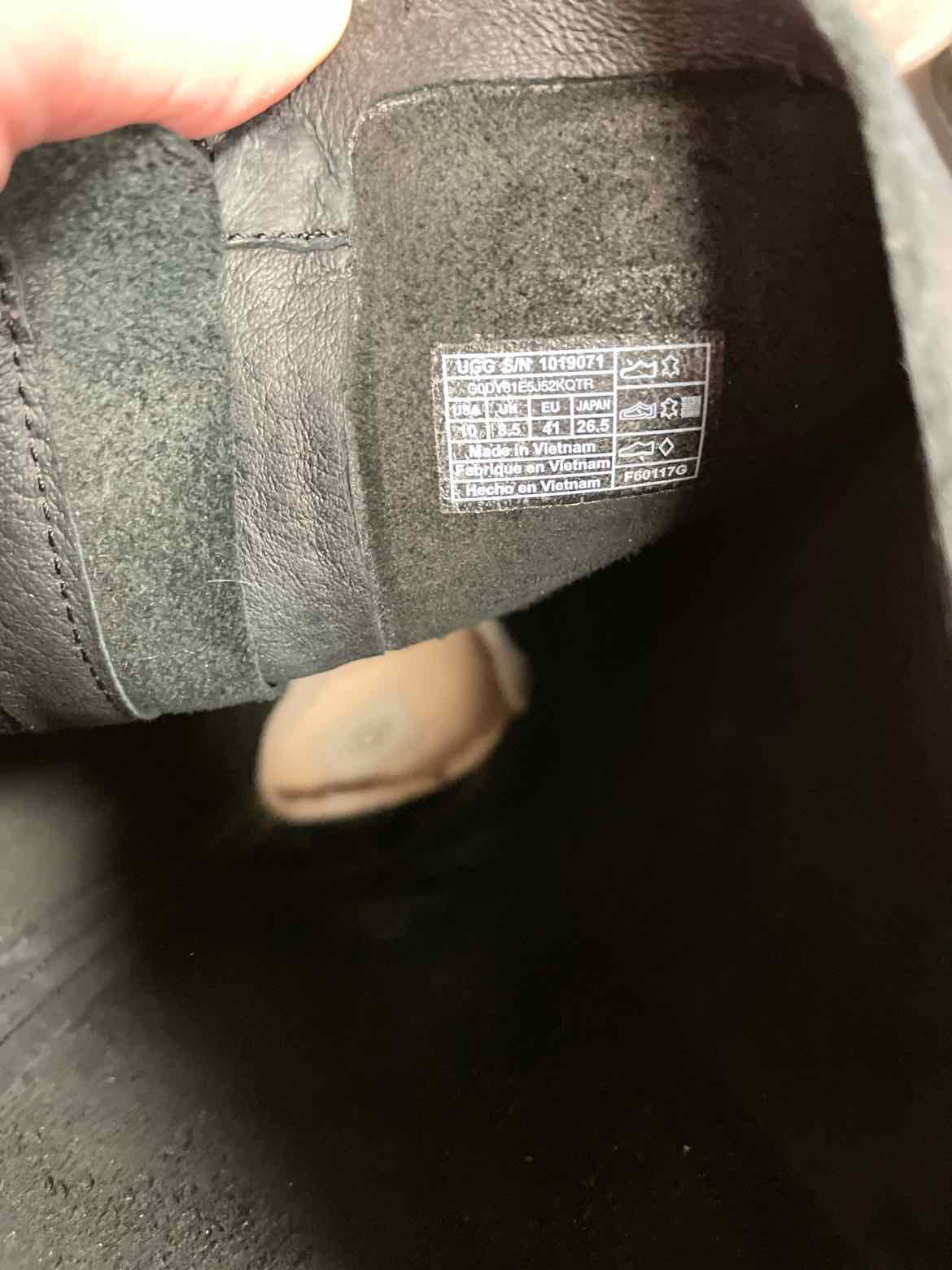 UGG Size 10 Black Boots