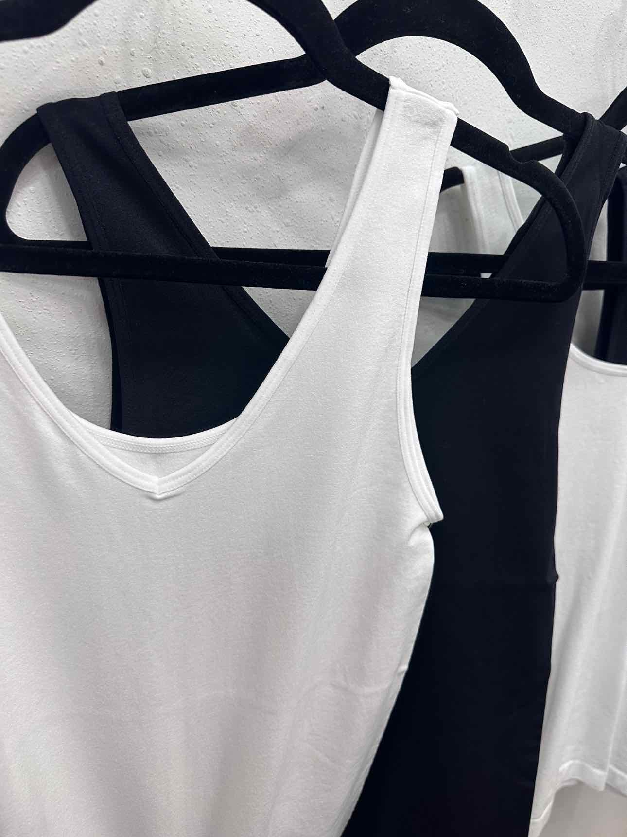 2-Way "U" or "V" Neckline Stretch Cami Tank Top