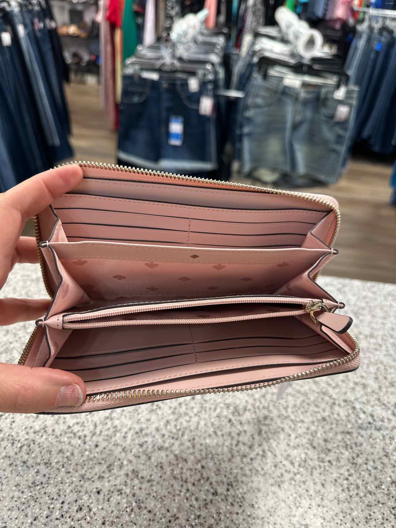 Kate Spade Size Large Pink/Aqua Wallet