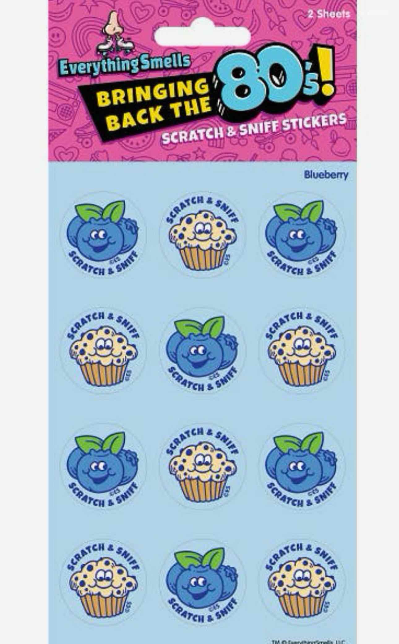 Scratch & Sniff Stickers 2-Pack Stationary
