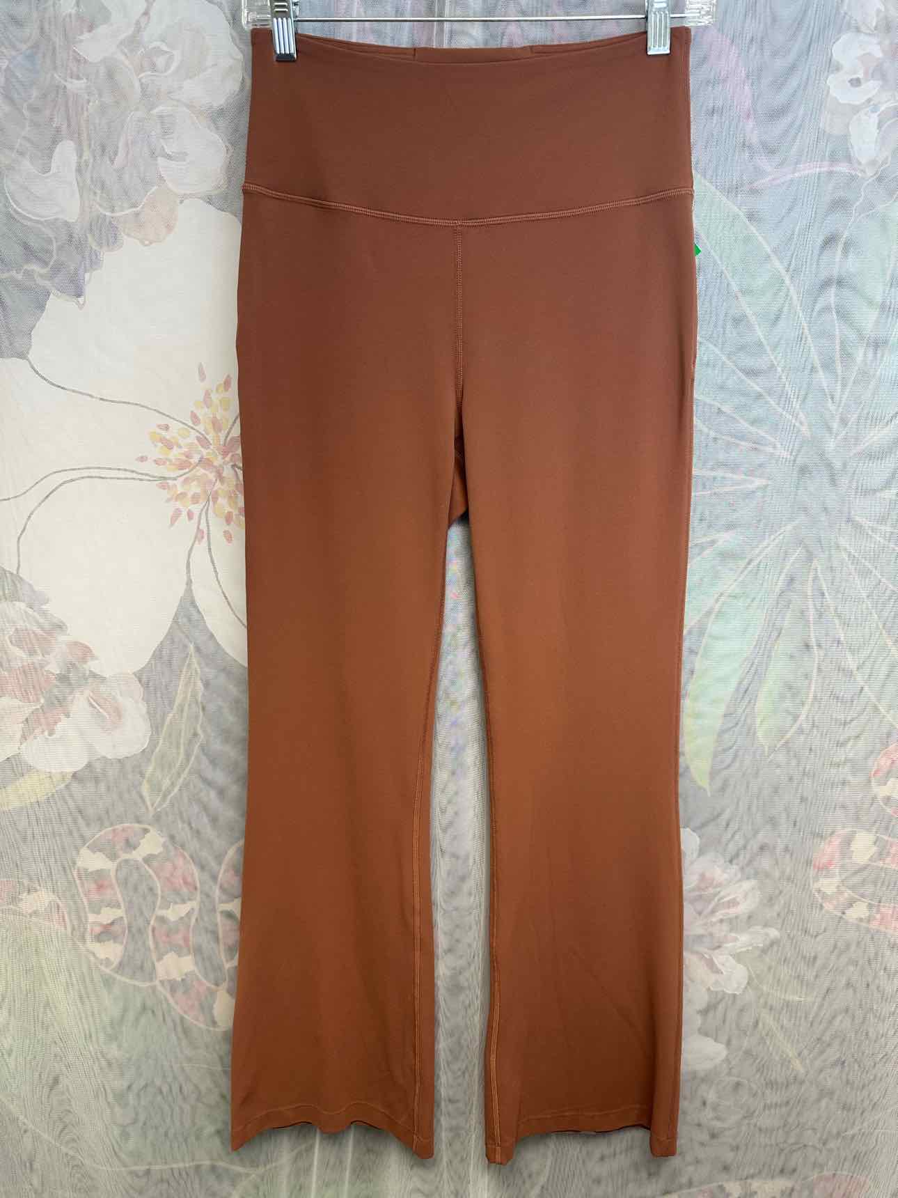 Lululemon Nulu High Rise Size 8 Brown Flared Yoga Pants Leggings