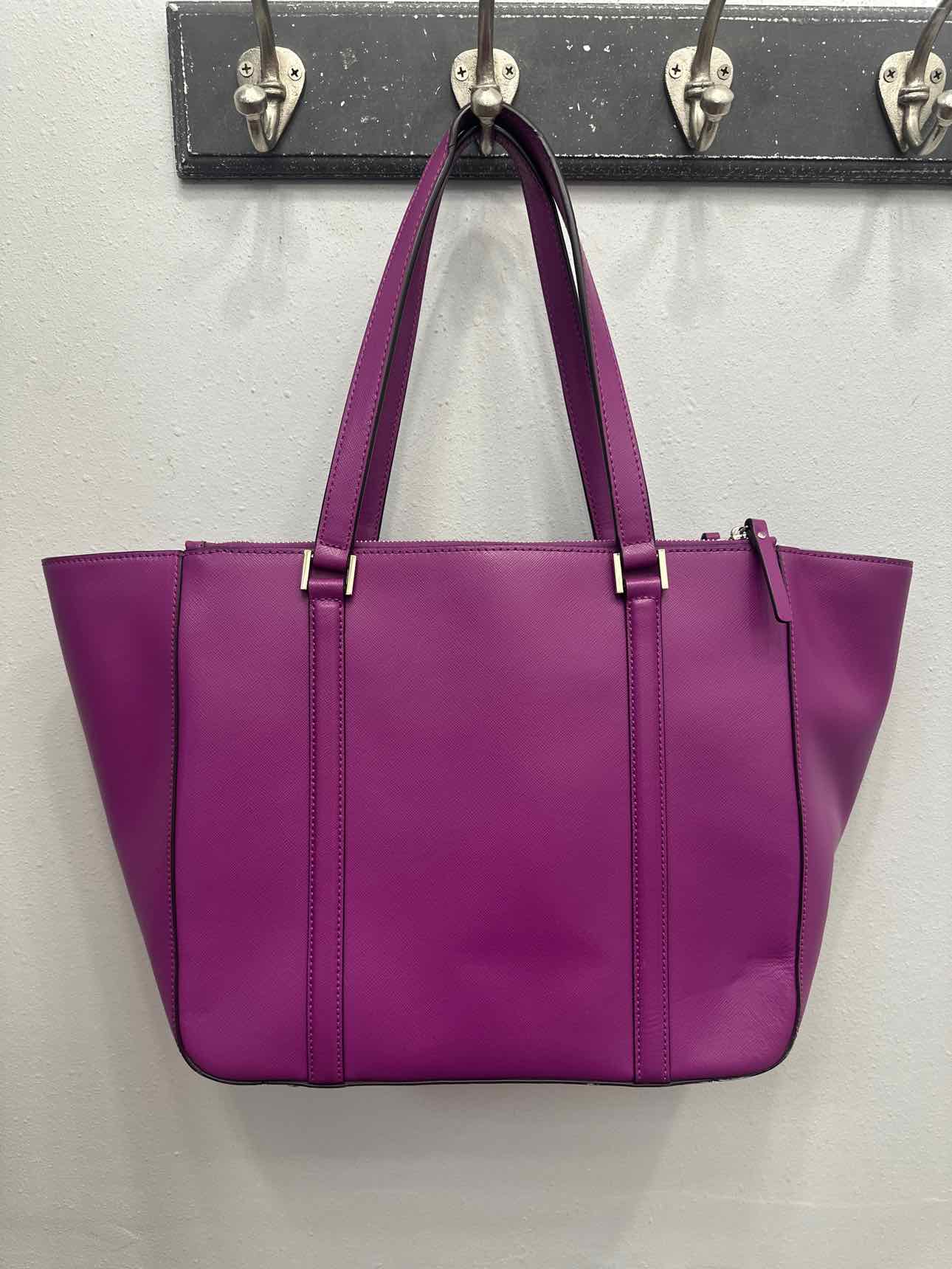 Kate Spade Newbury Lane Briar Saffiano Leather Tote Purple Handbag