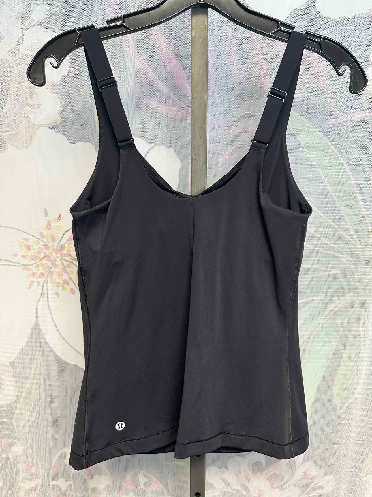 Lululemon Small Align Black Tank Thick Adjustable Straps Athletics