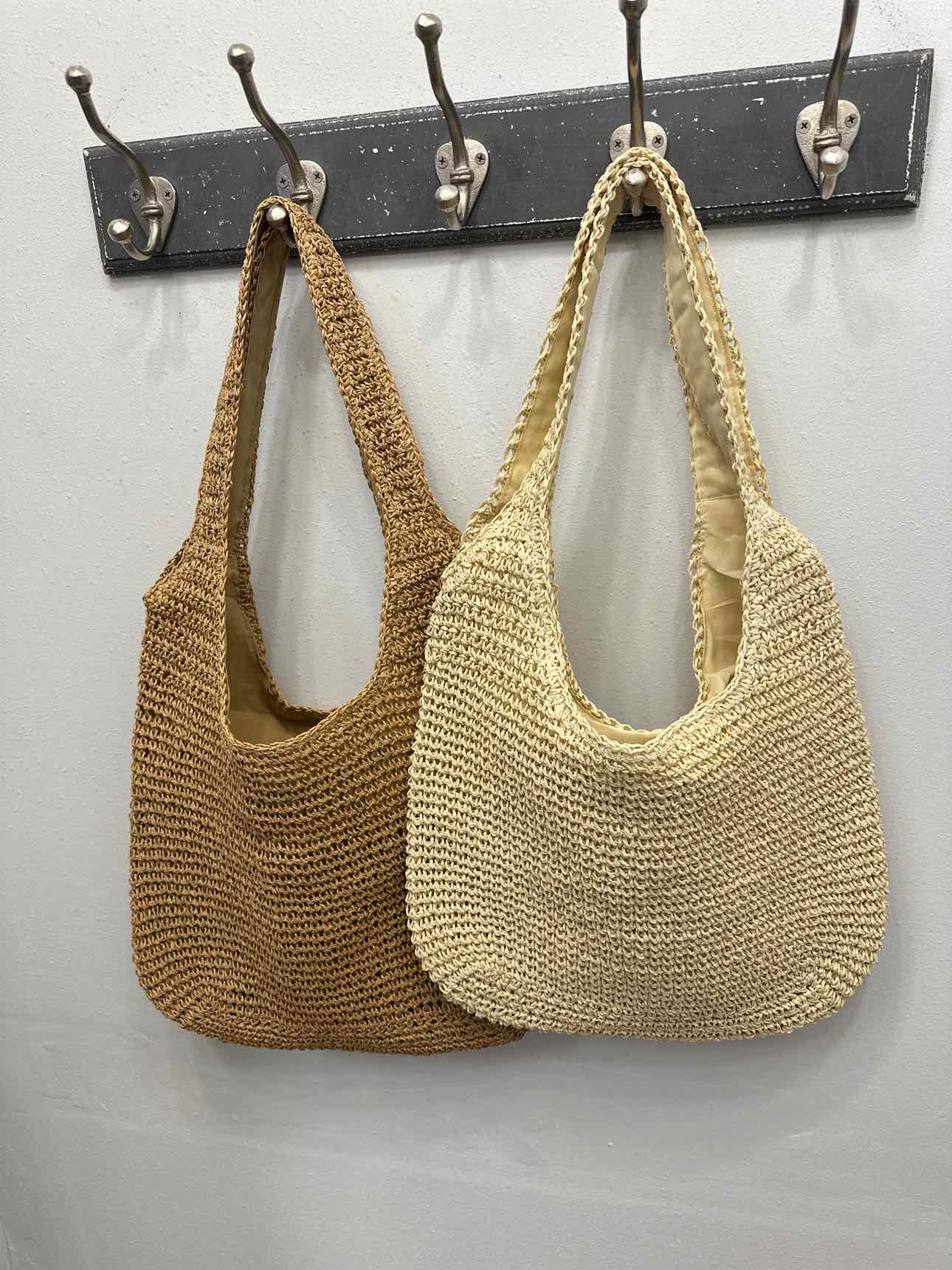 Woven Raffia Tote Bag Handbags