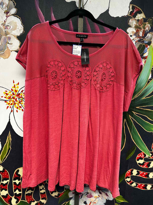 Lane Bryant Size 22/24 Blush Top
