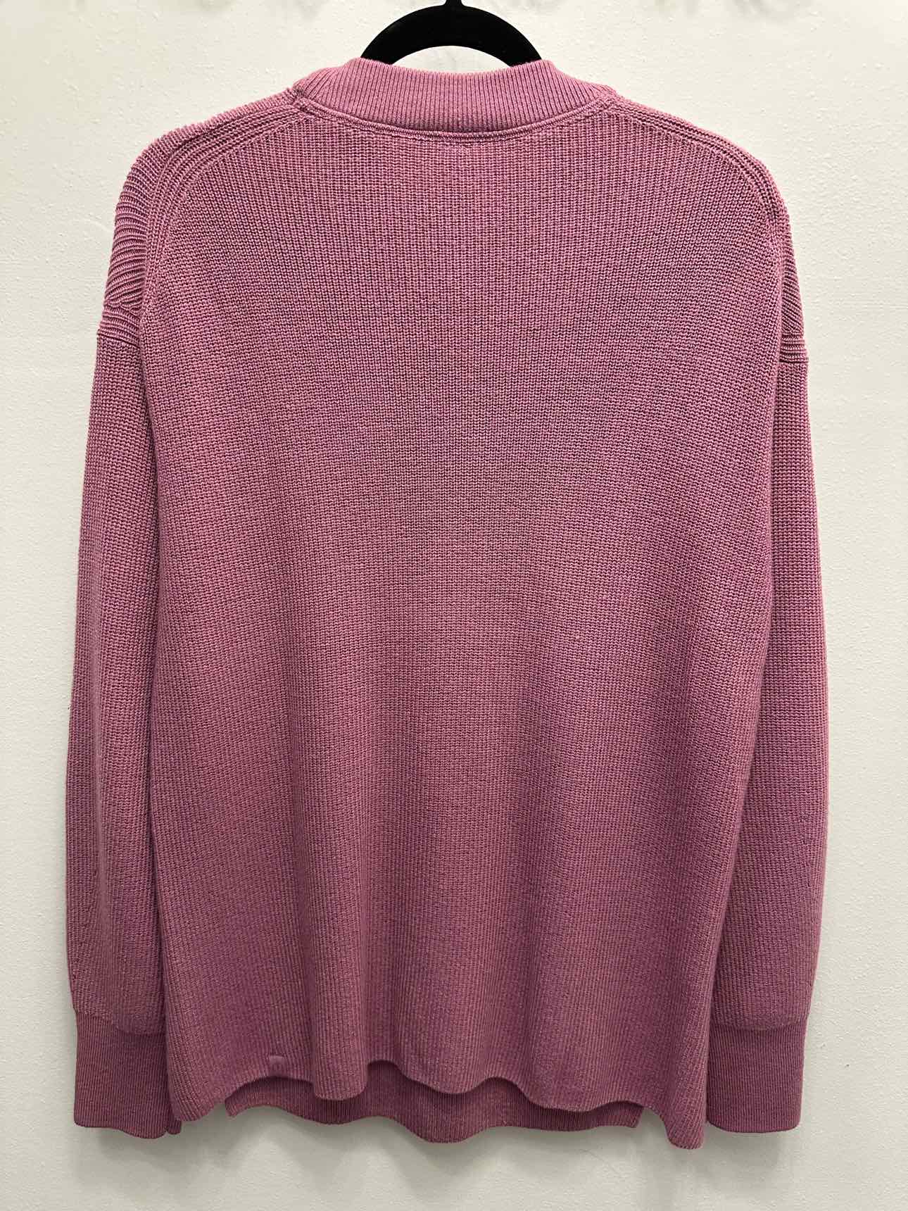 Lululemon Oversized Crewneck Knit Heavy Weight Size Medium Orchid Sweater