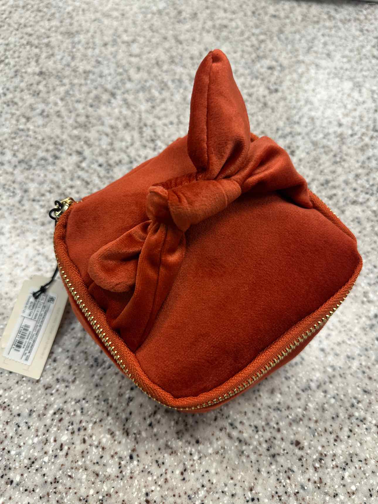 A New Day Burnt Orange Soft Travel Jewelry Case NEW NWT