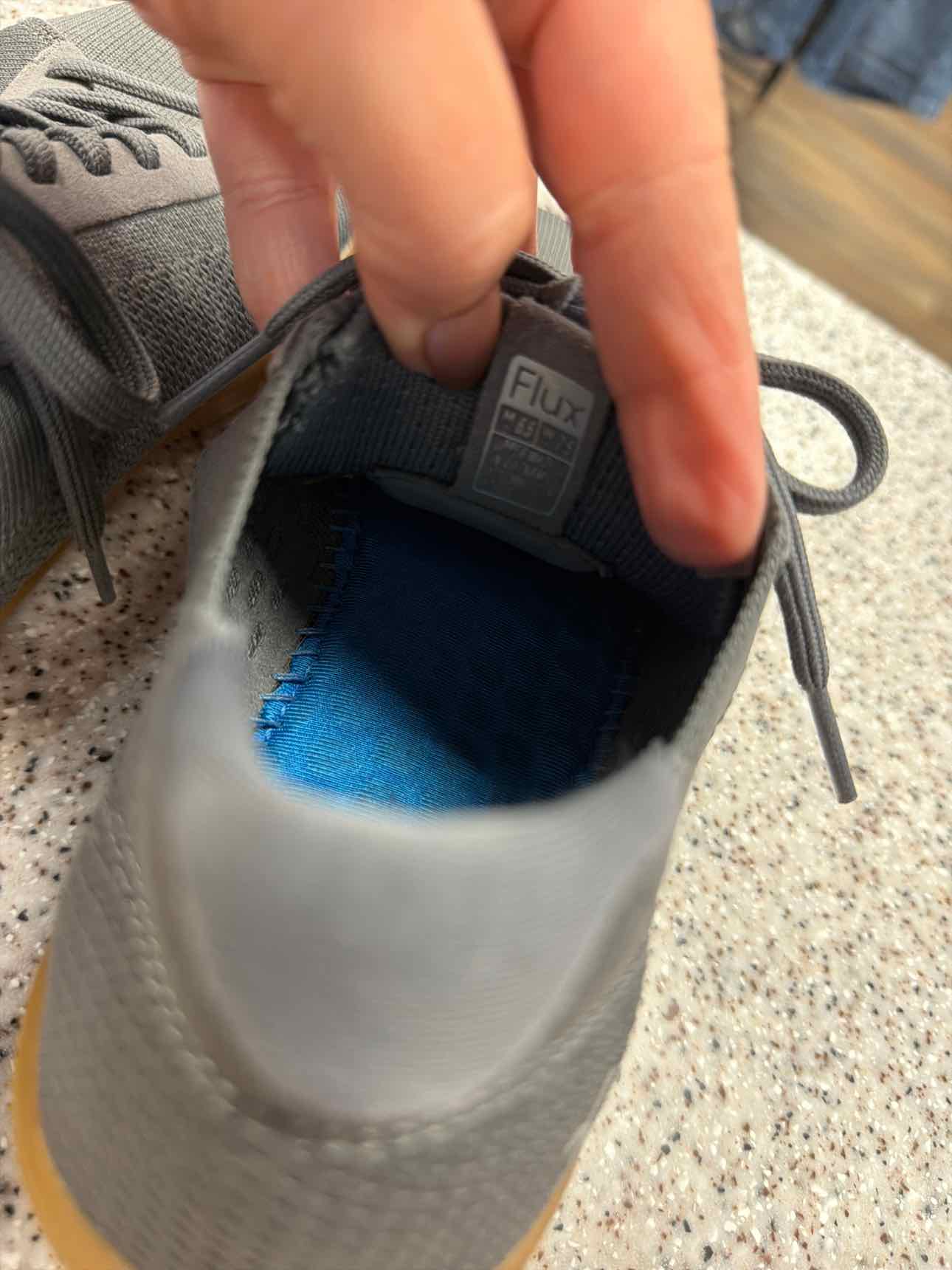 Flux Size 7.5 Grey Adapt Knit Trainer Sneaker Shoes (NO INSOLES)