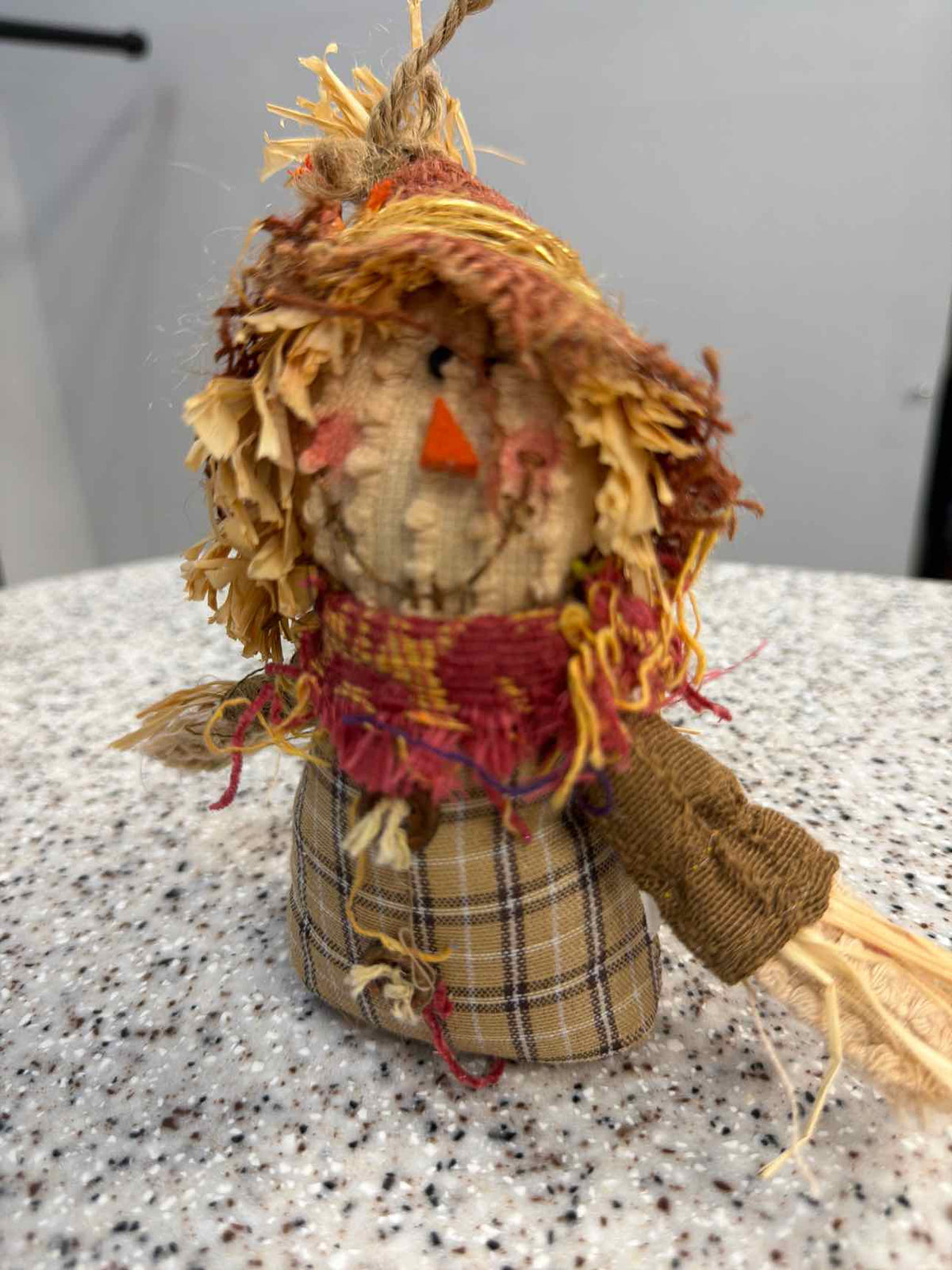 Fall Stuffed Chenille 8" Scarecrow Home Decor