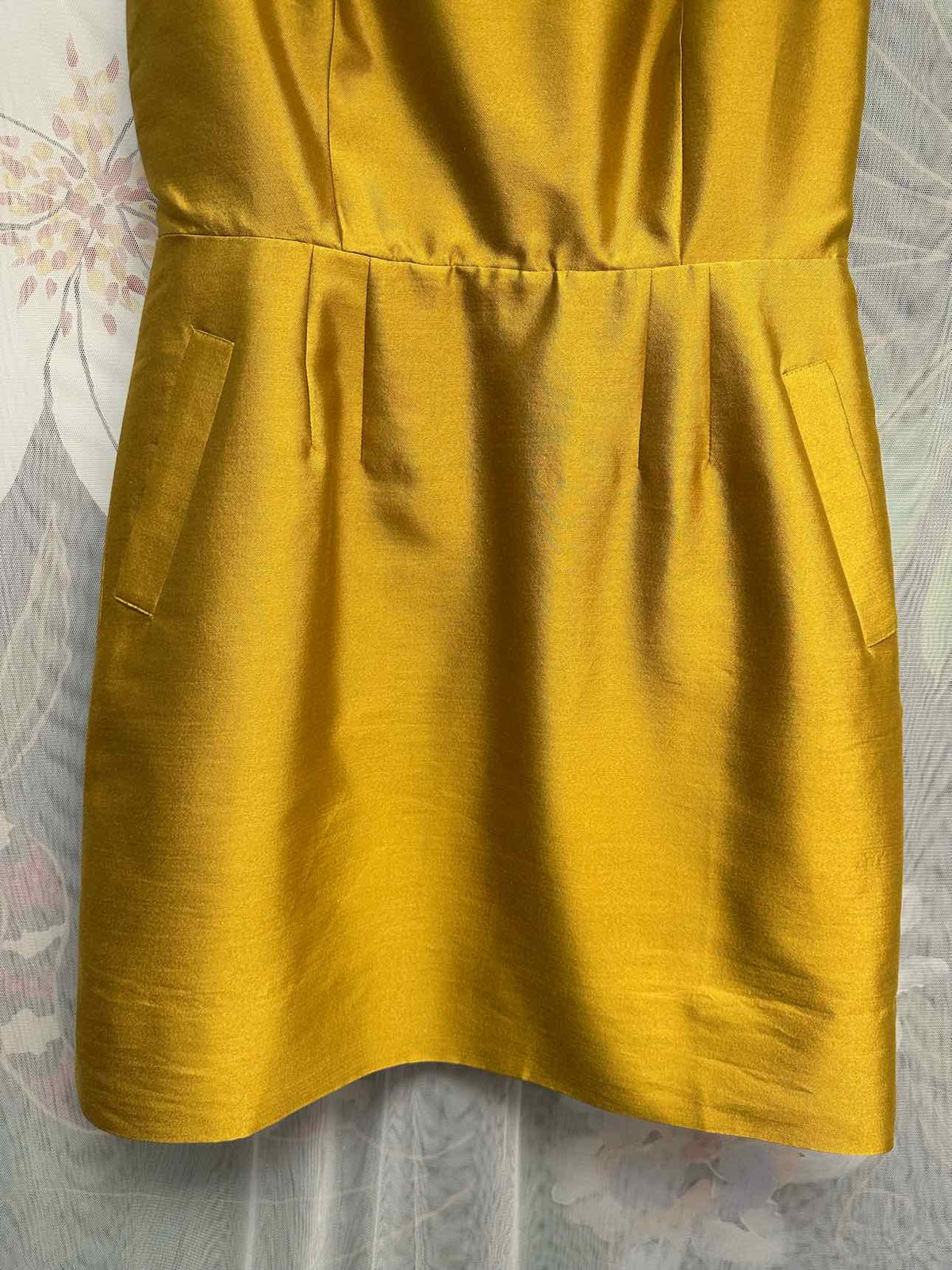 Maeve NEW NWT Sleeveless A-Line w/Pockets Size 8 Mustard Dress