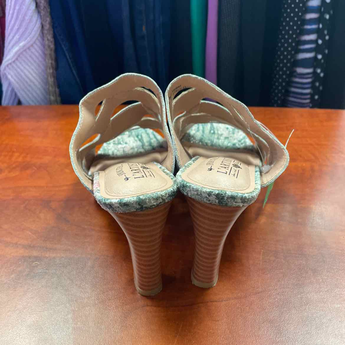 L'Artiste Aurielle Spring Step Slide Sandals Size 40
