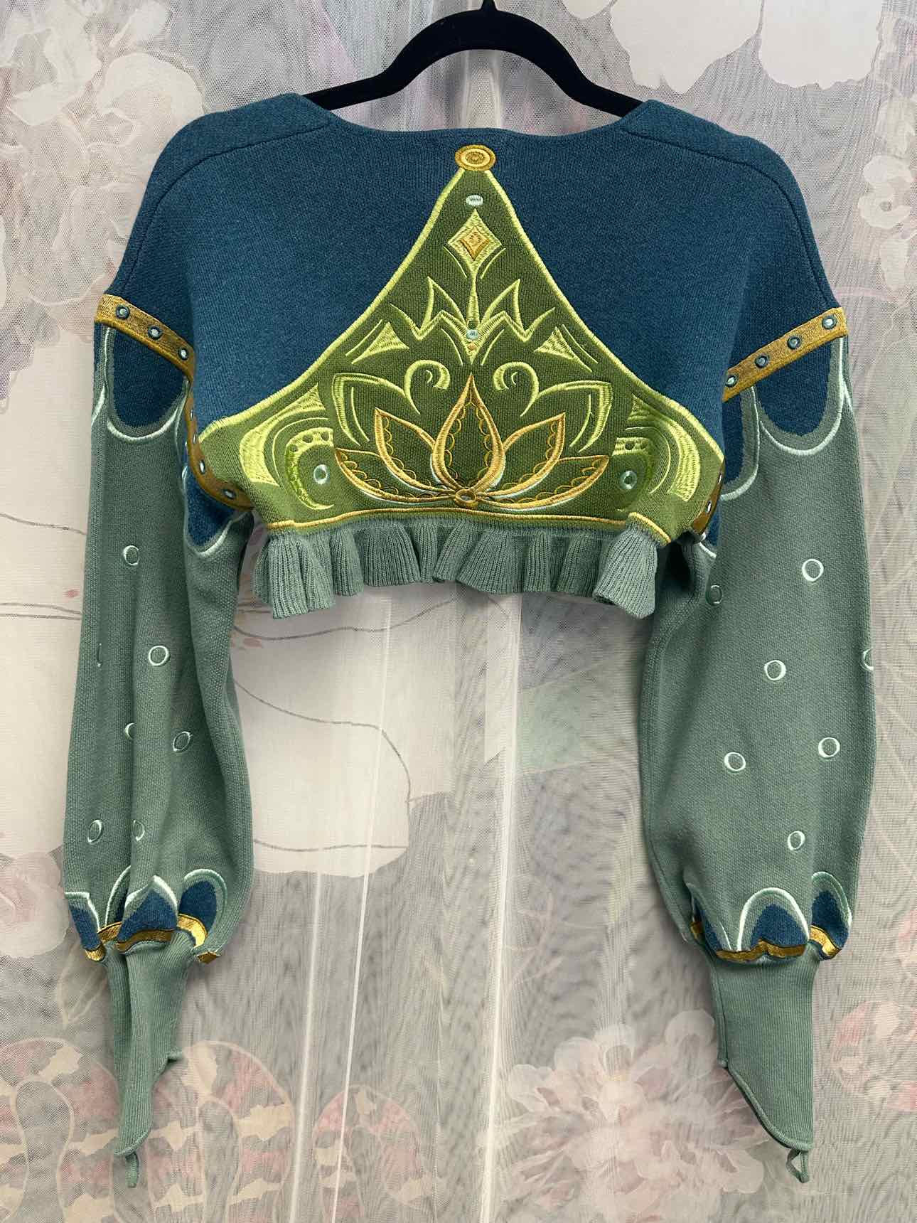 Knock Thrice Size S/M Blue/Green Cardigan