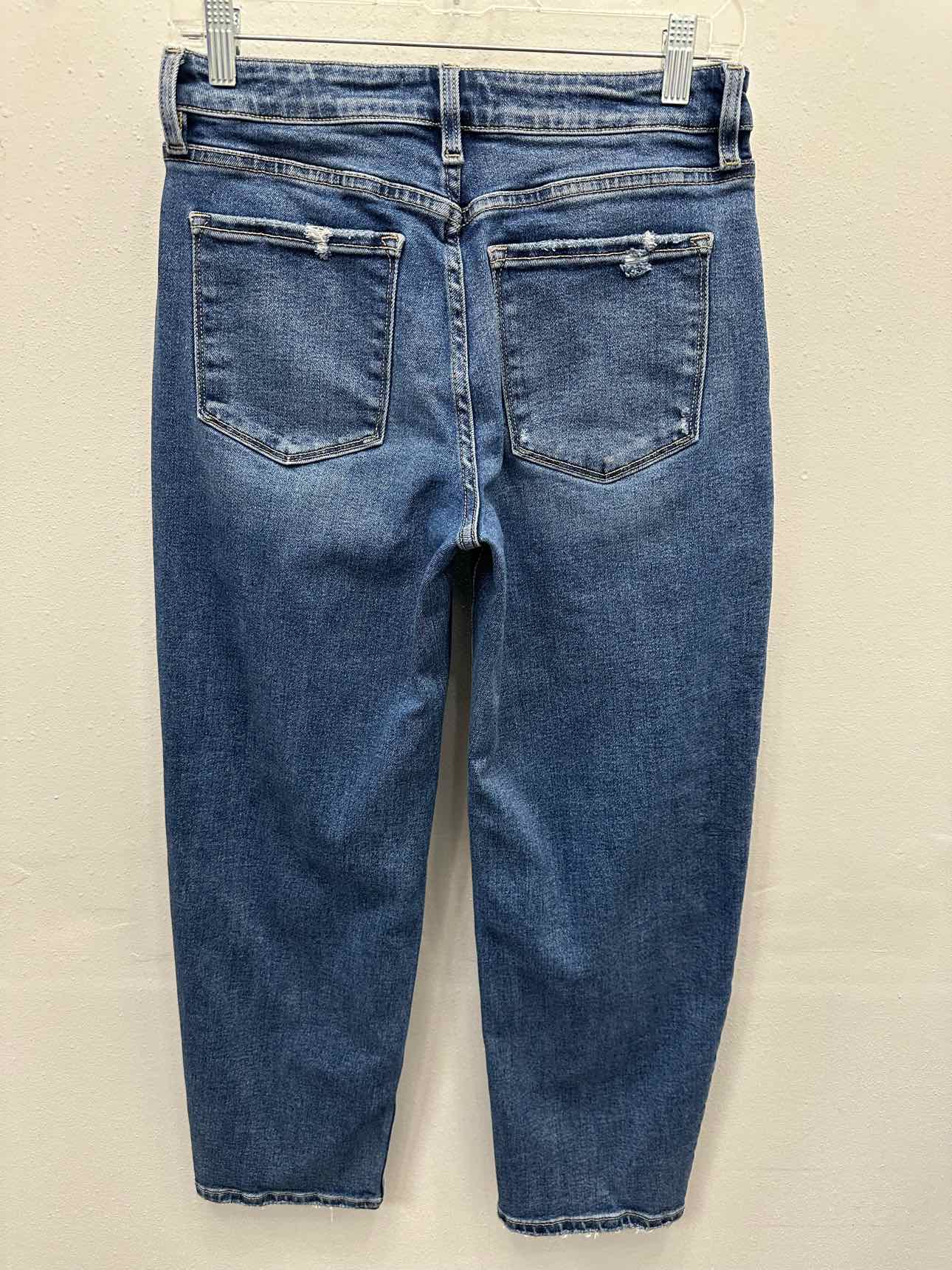 Lovervet Classic Straight Leg Distressed Medium Wash Size 5/27 Denim Jeans