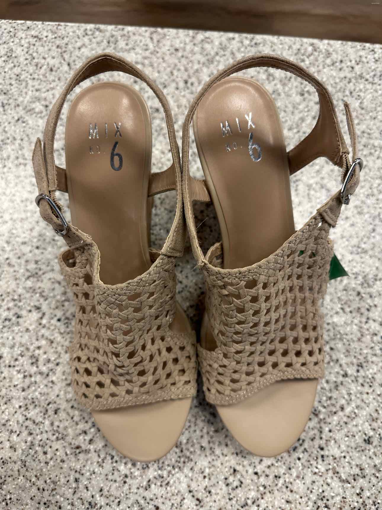 Mix No 6 Size 10 Tan Shoes