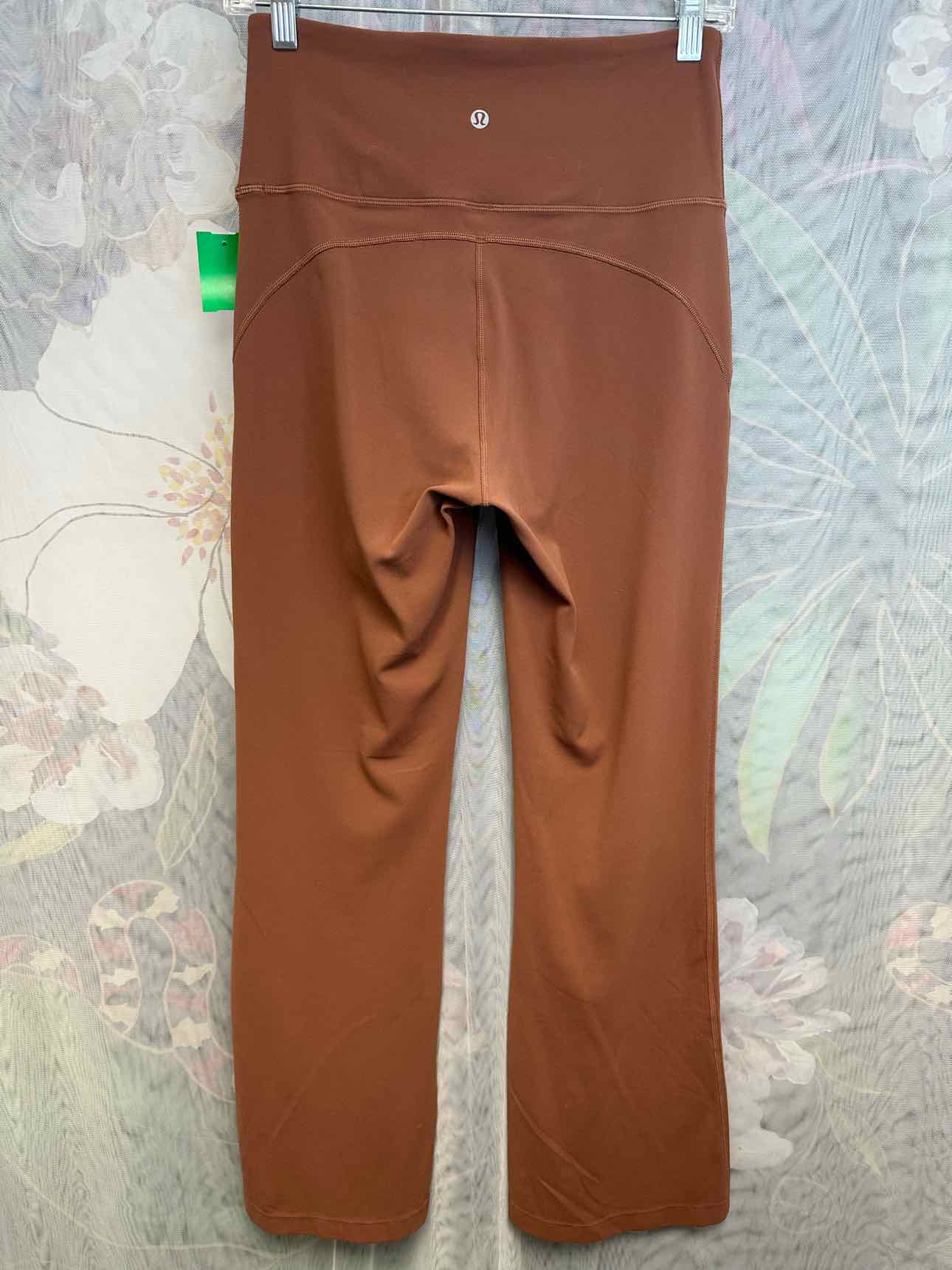 Lululemon Nulu High Rise Size 8 Brown Flared Yoga Pants Leggings