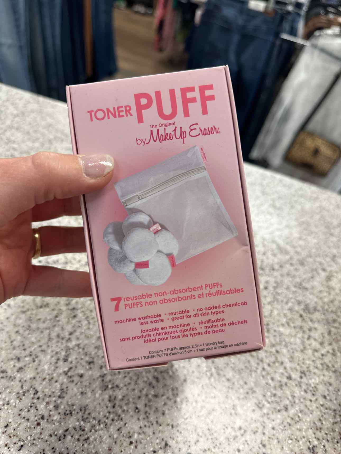 The Original Make Up Eraser Reusable Toner Puffs 7 Day Set