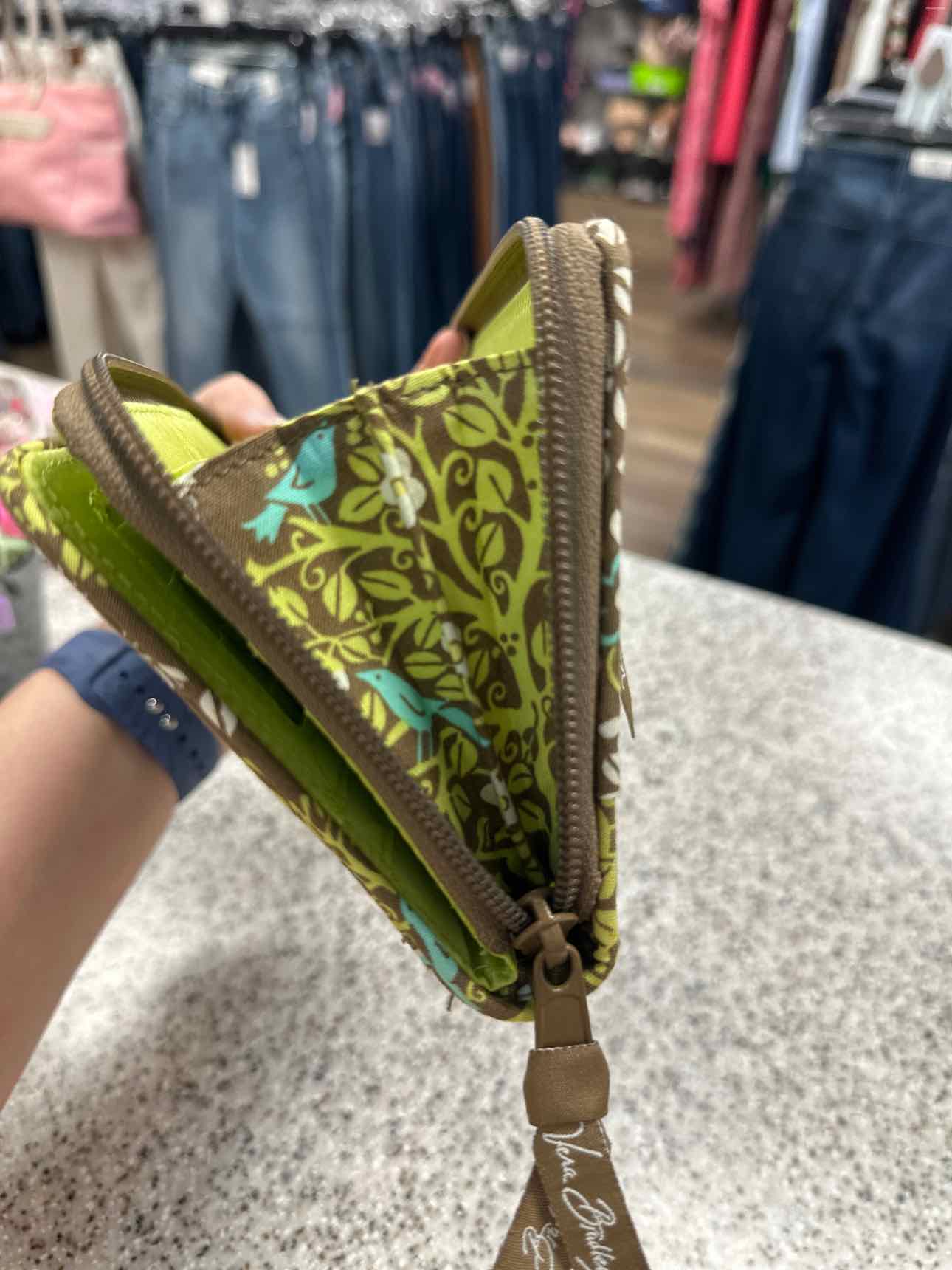Vera Bradley Size Large Lime Green Wallet