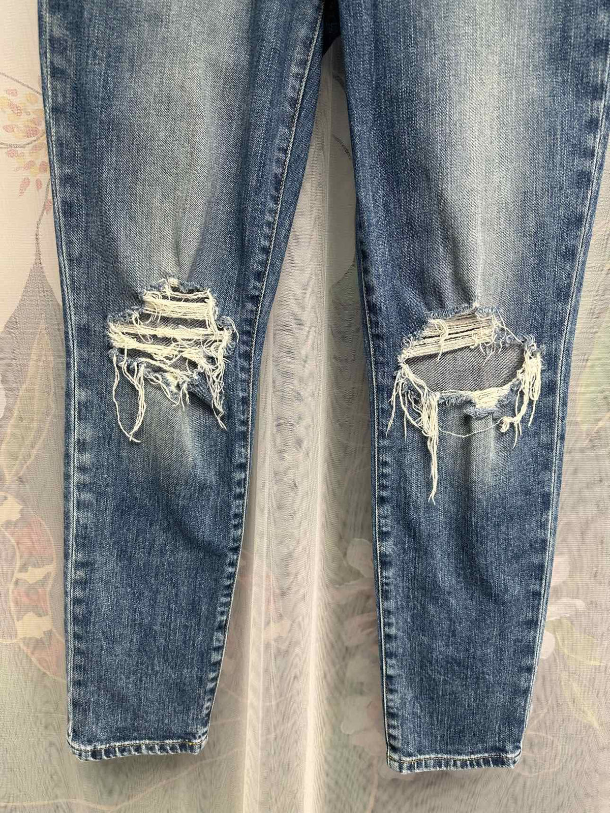 joe's Denise Boyfriend Slim Distressed Medium Wash Size 25 Denim Jeans