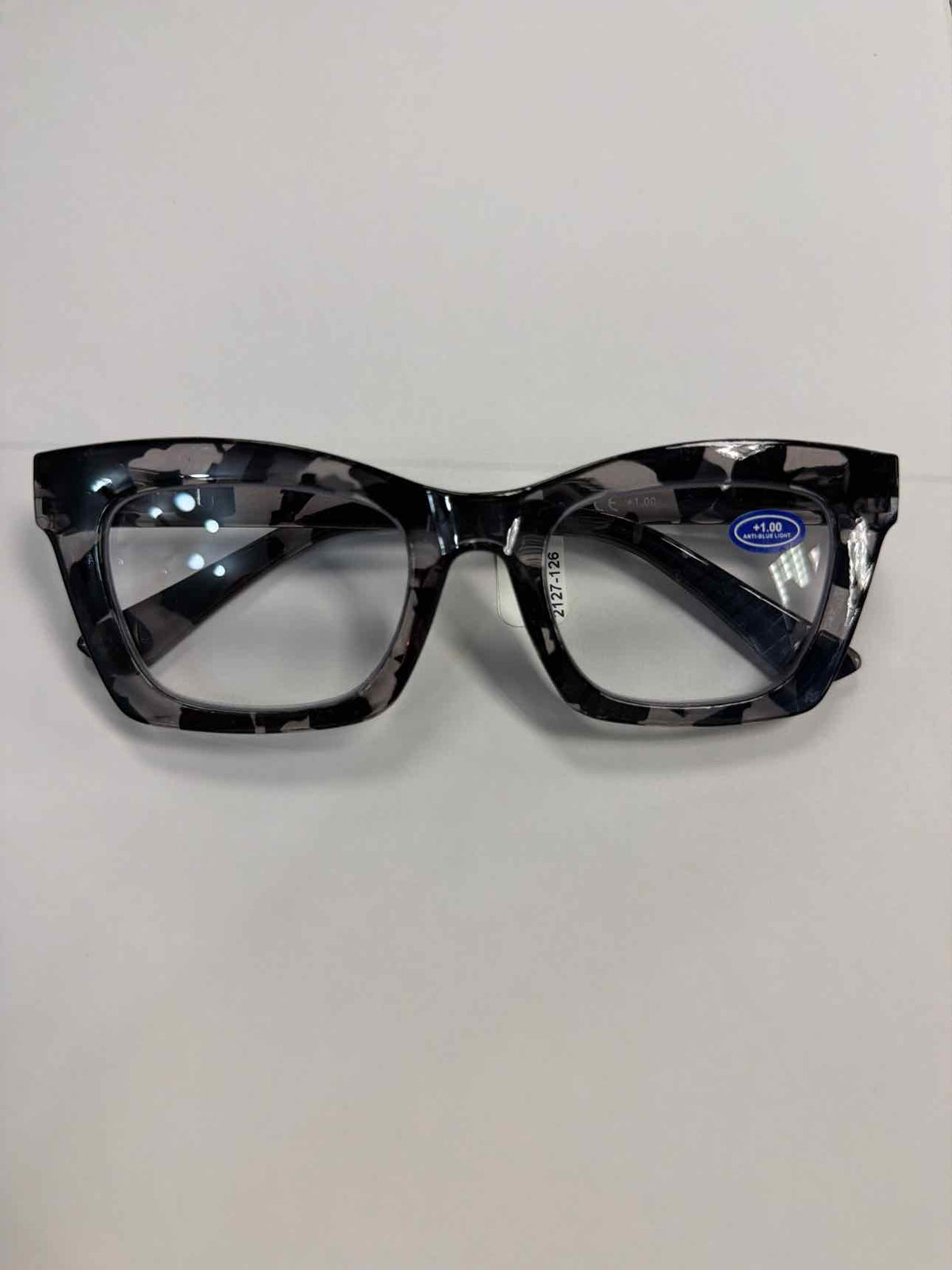 Tortoise Frame Oversized Reading Cheater Glasses