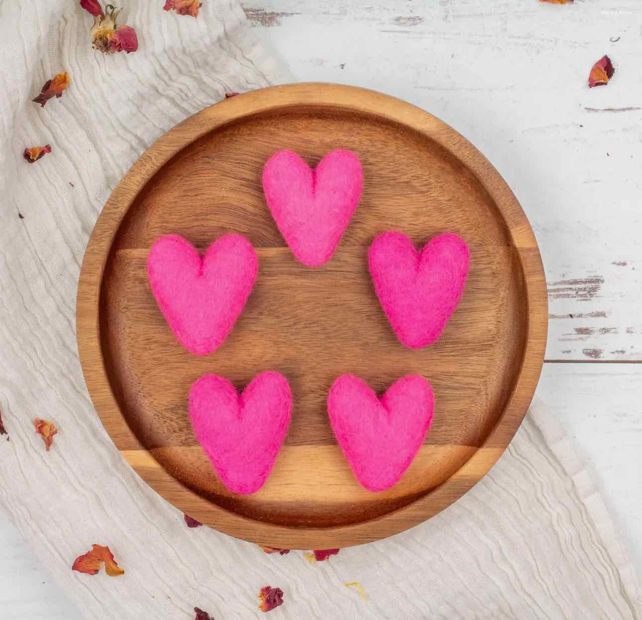 Wool XS Heart Shaped Drawer Freshener