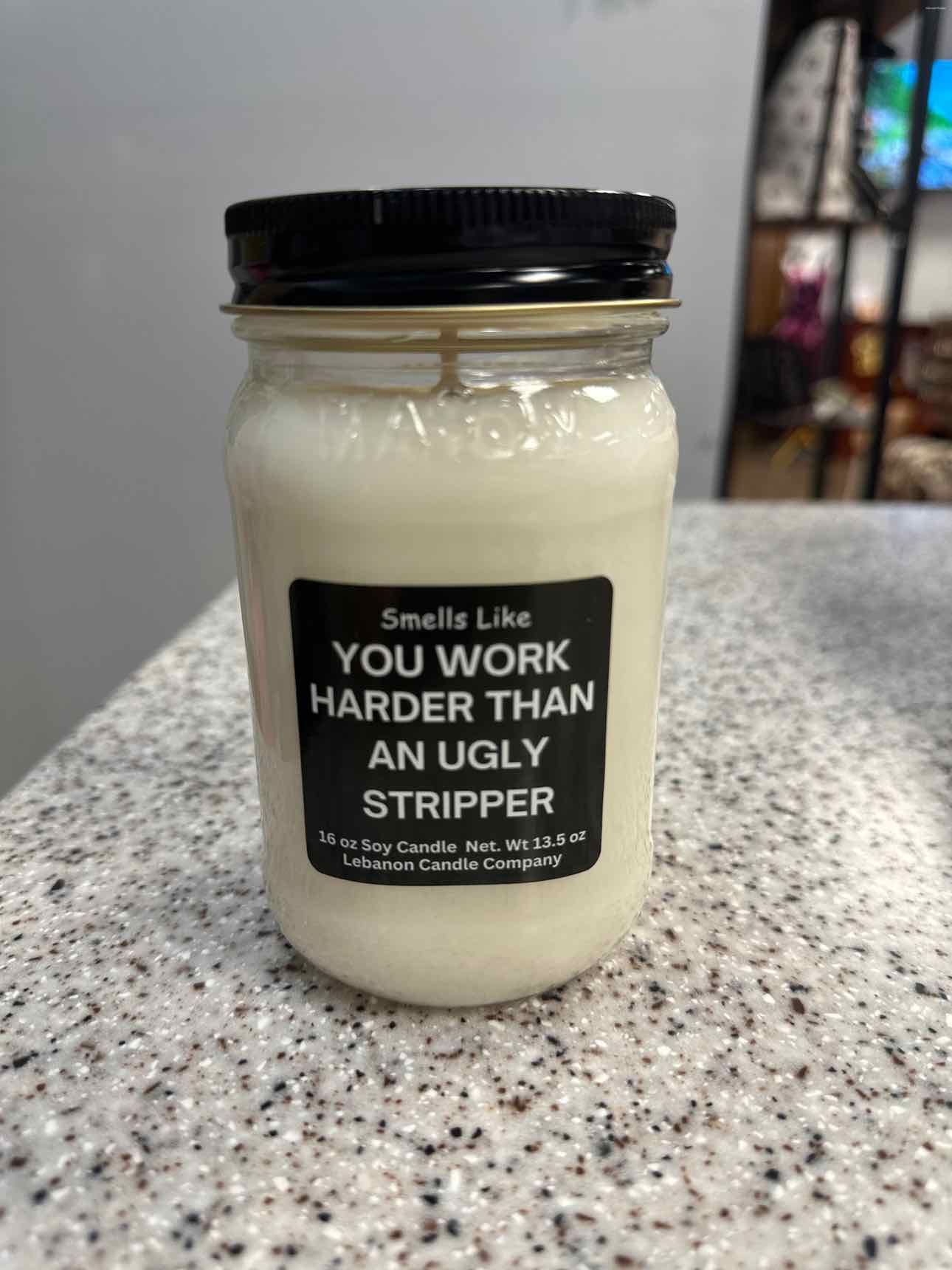 Lebanon Candle Co Size 13.5 oz 100% Soy Mason Jar Candle