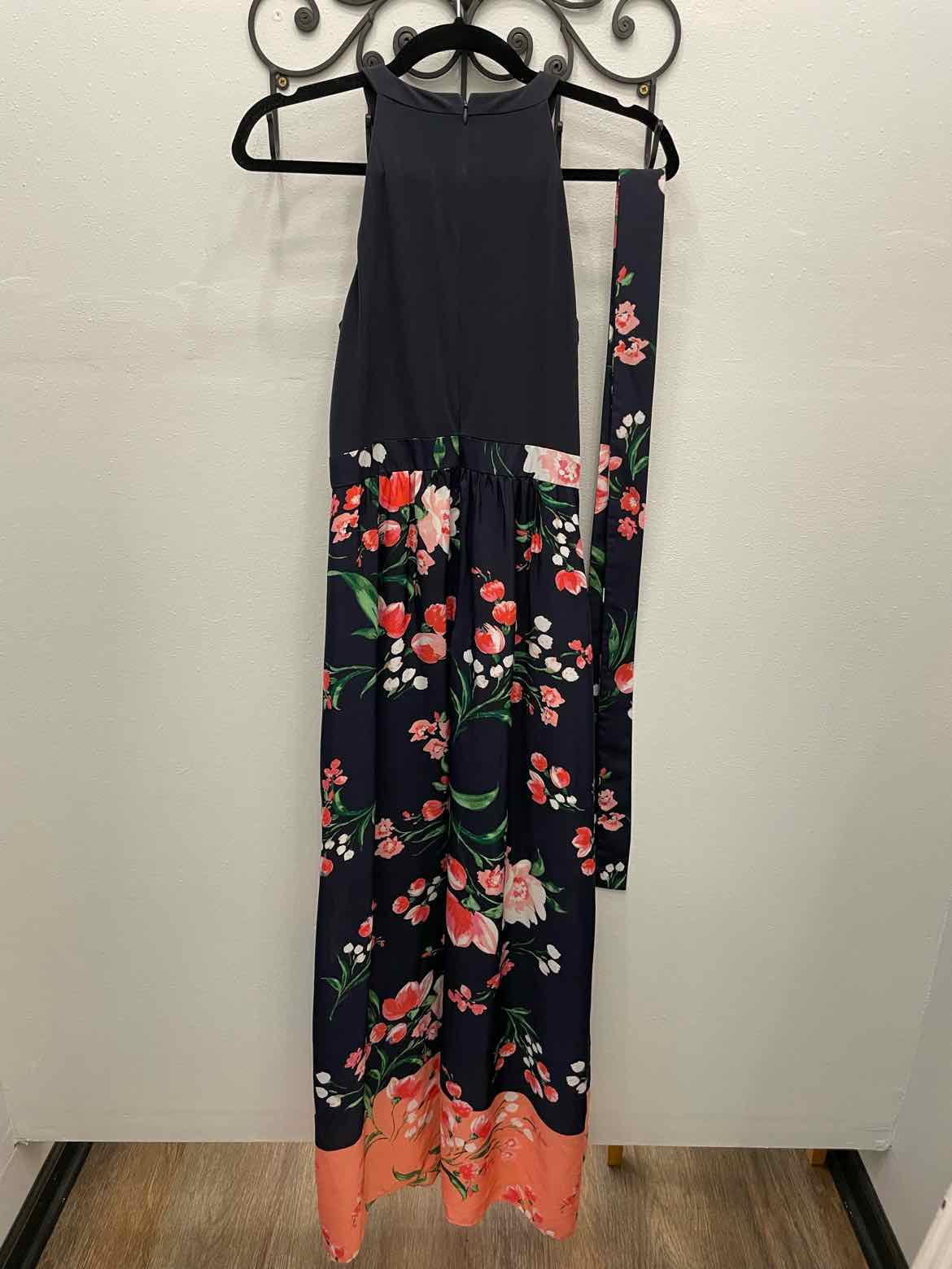 Vince Camuto Size 4 Navy/Pink Dress