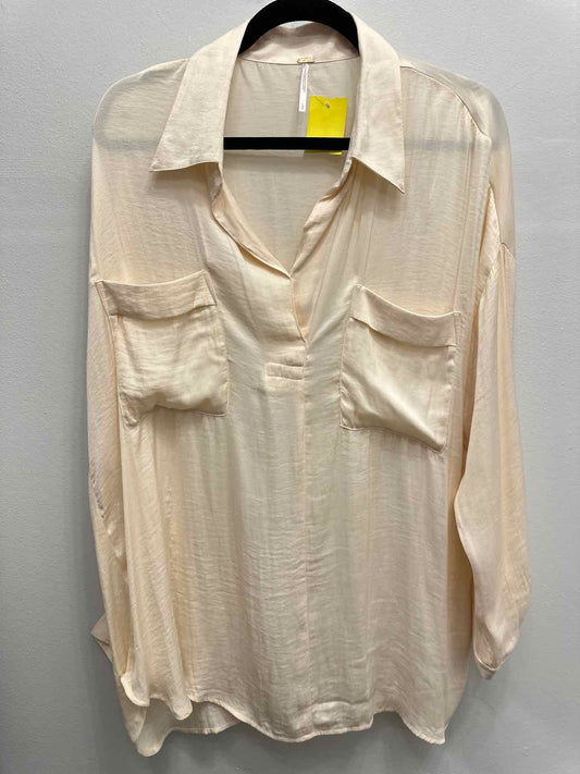Free People Size Large Tan Top