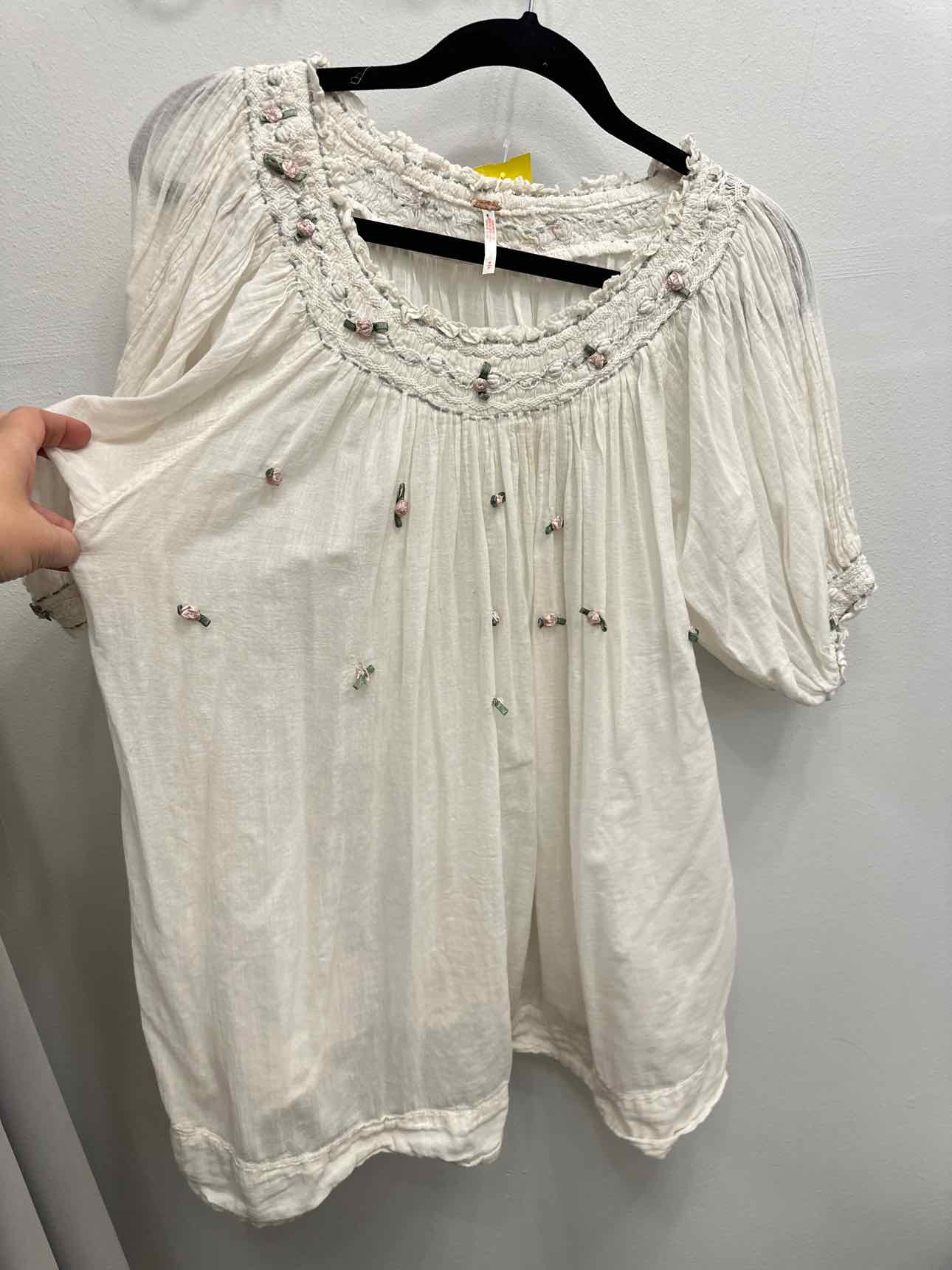 Free People Size Small White Top