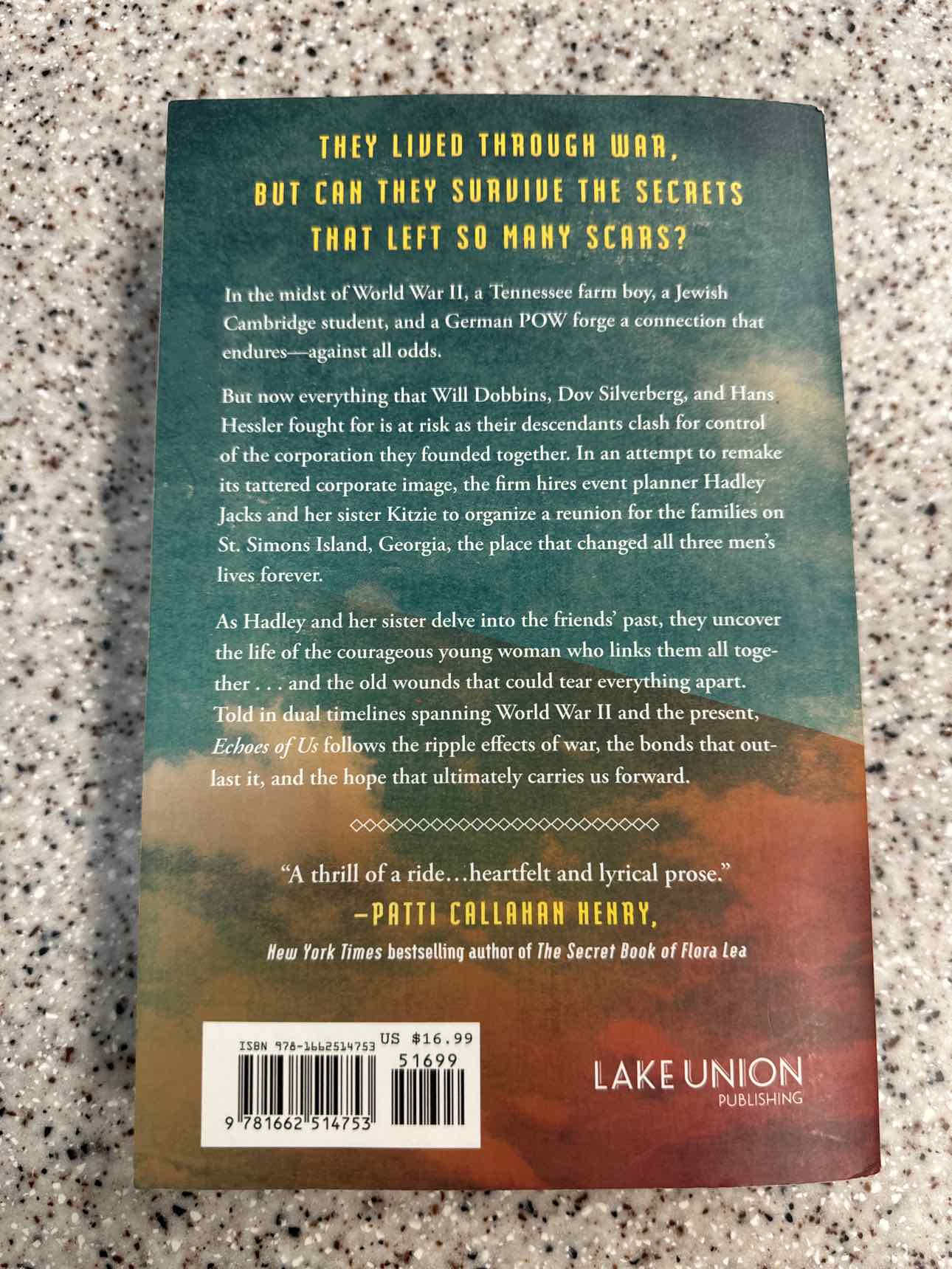 Echoes of Us by Joy Jordan-Lake (paperback)