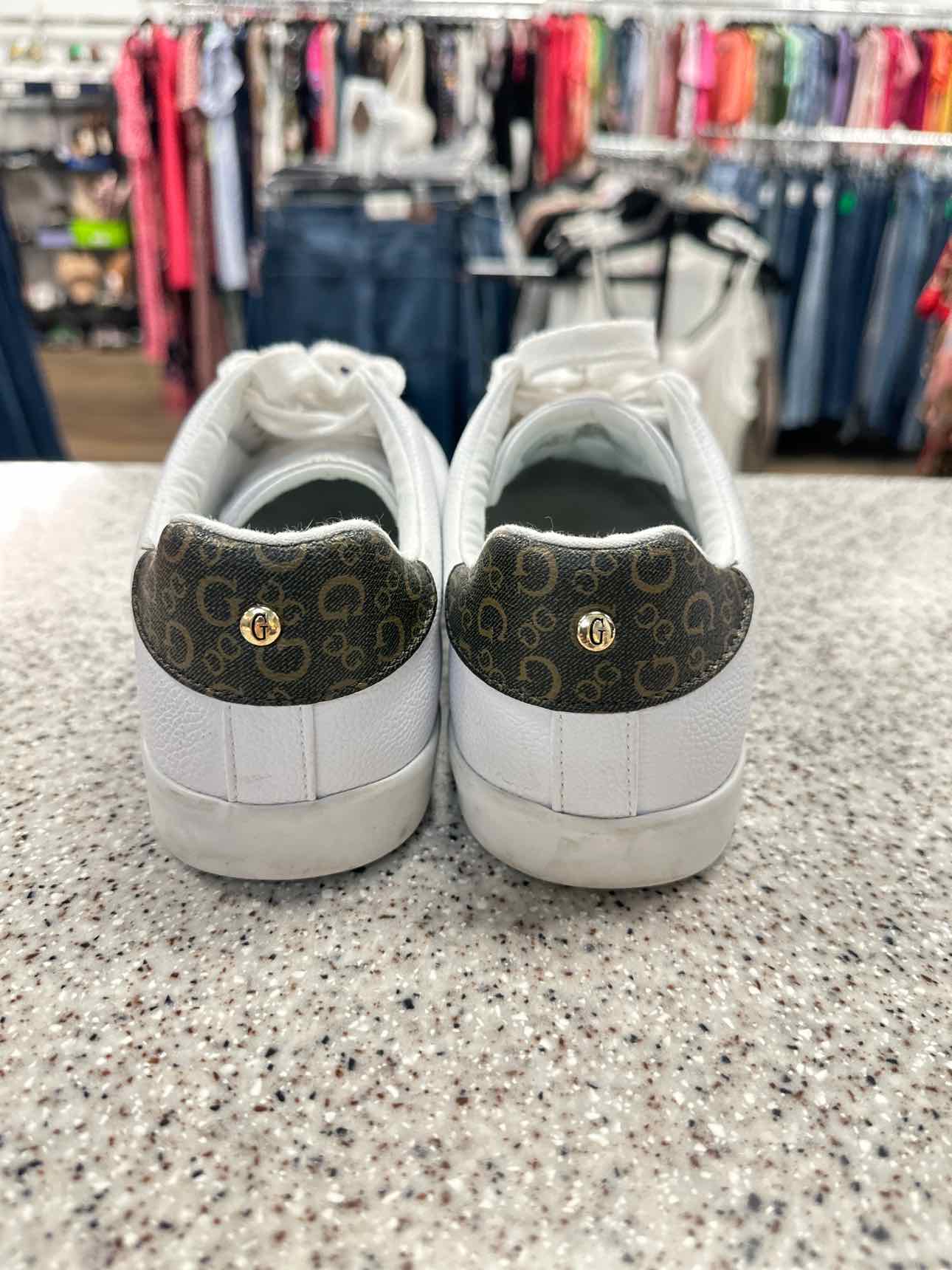 Guess Size 9 White Shoes