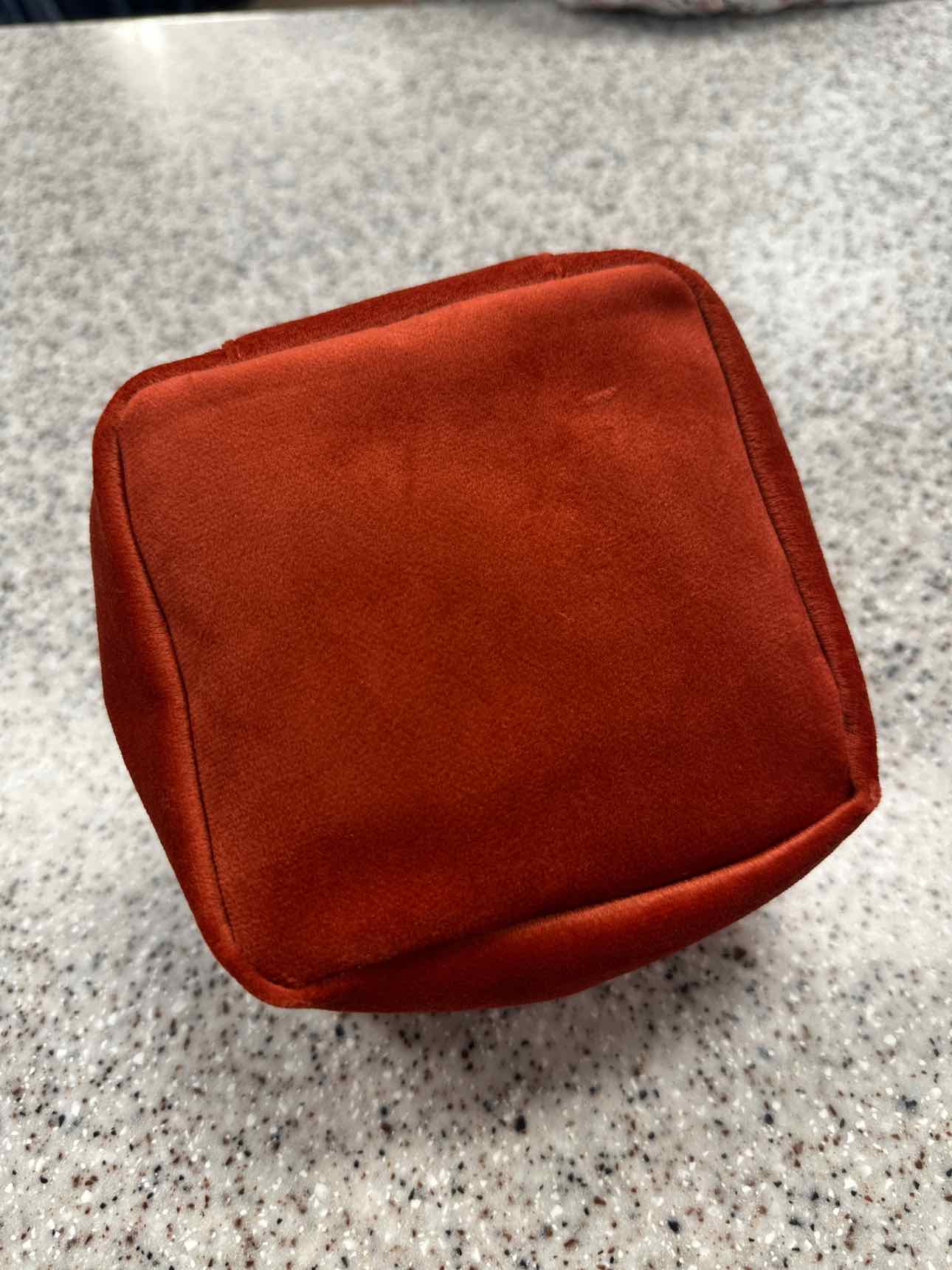 A New Day Burnt Orange Soft Travel Jewelry Case NEW NWT