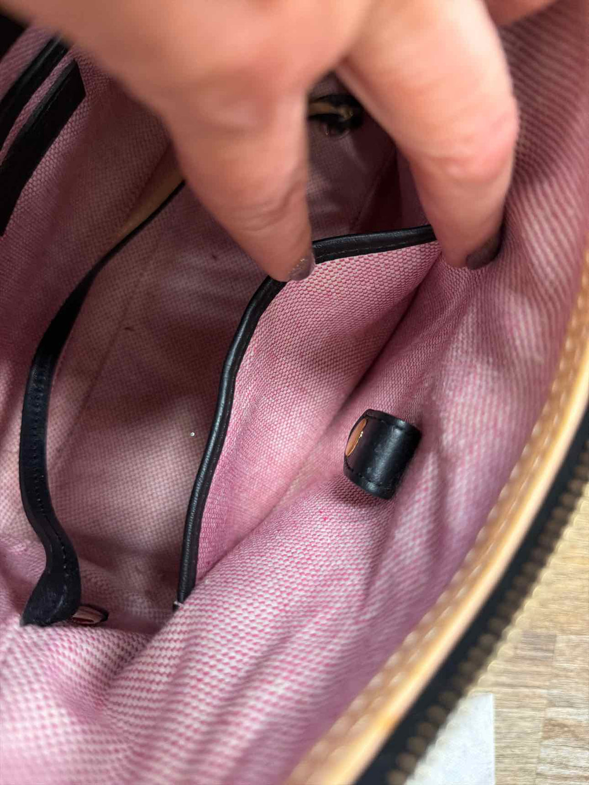 Dooney & Bourke Black Pebbled Leather Shoulder Bag