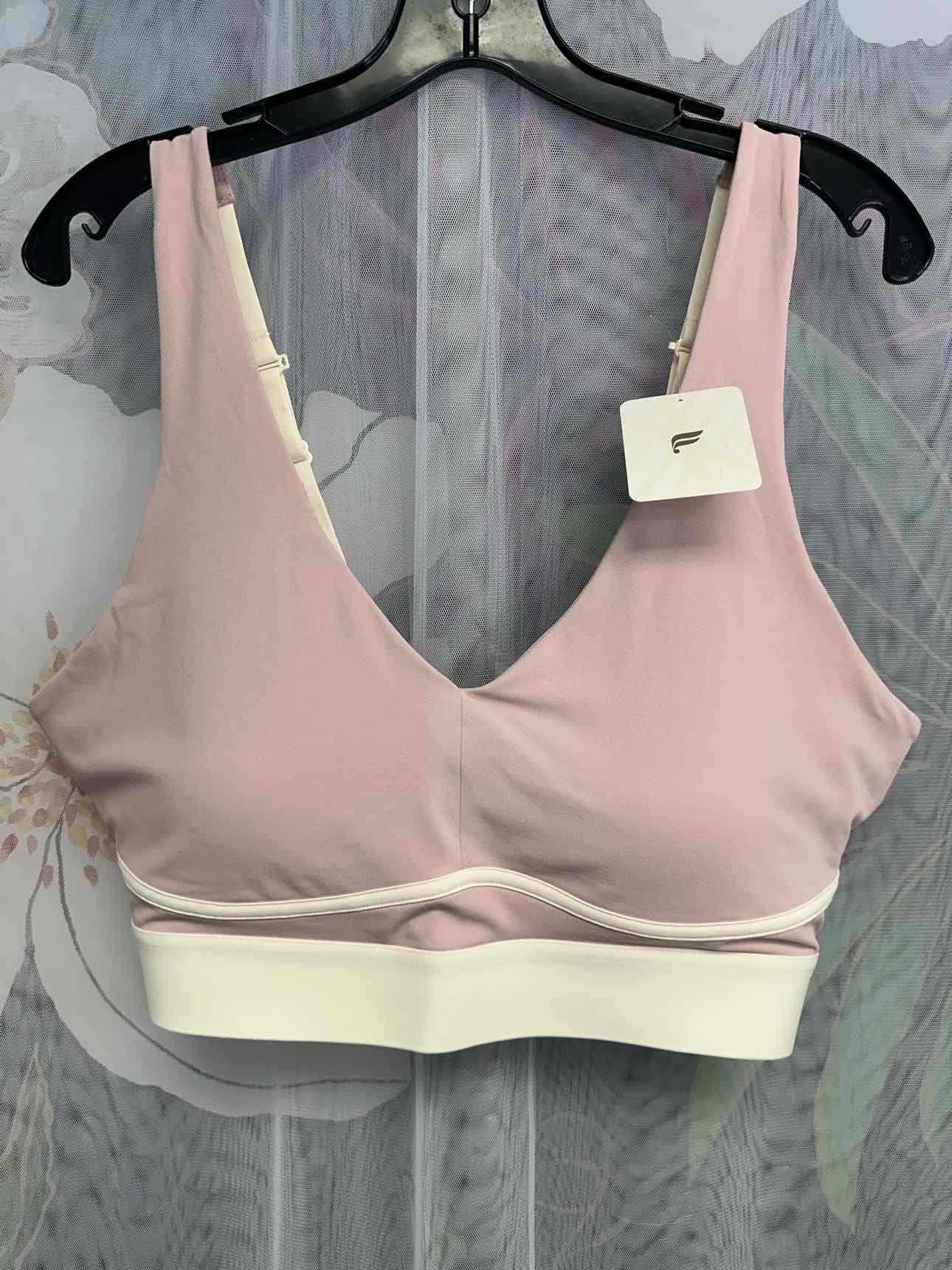 Fabletics NEW NWT All Day Every Day Stretch Adjustable Sports Bra 1X Pastel Pink