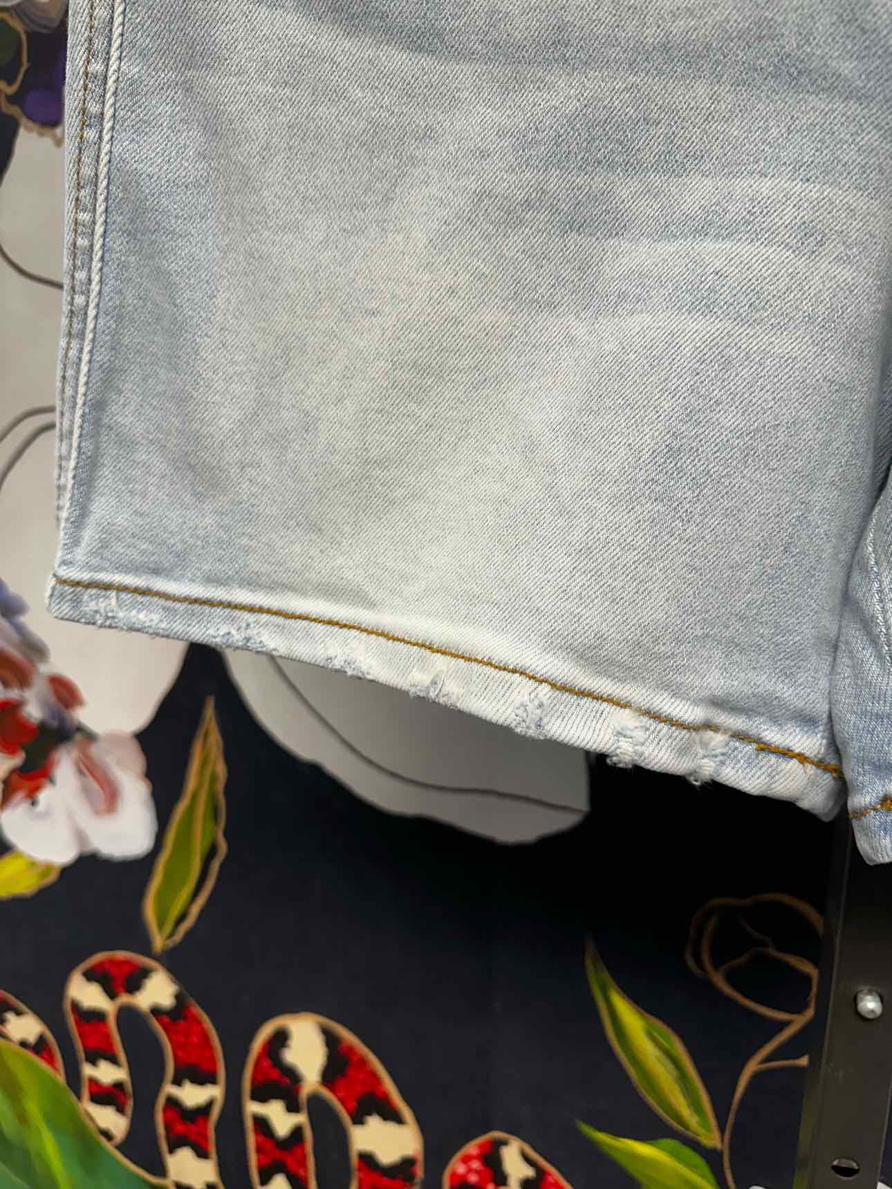 Judy Blue Jeans Double Button Mid-Length Dad Shorts