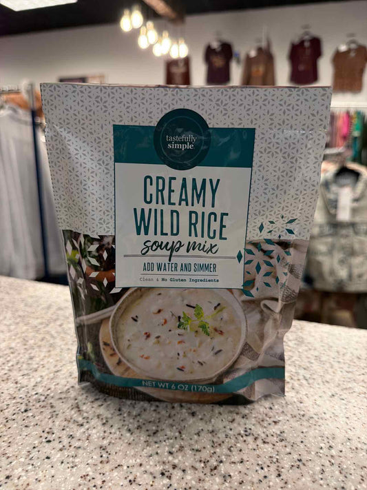 Tastefully Simple Creamy Wild Rice Soup Mix Food