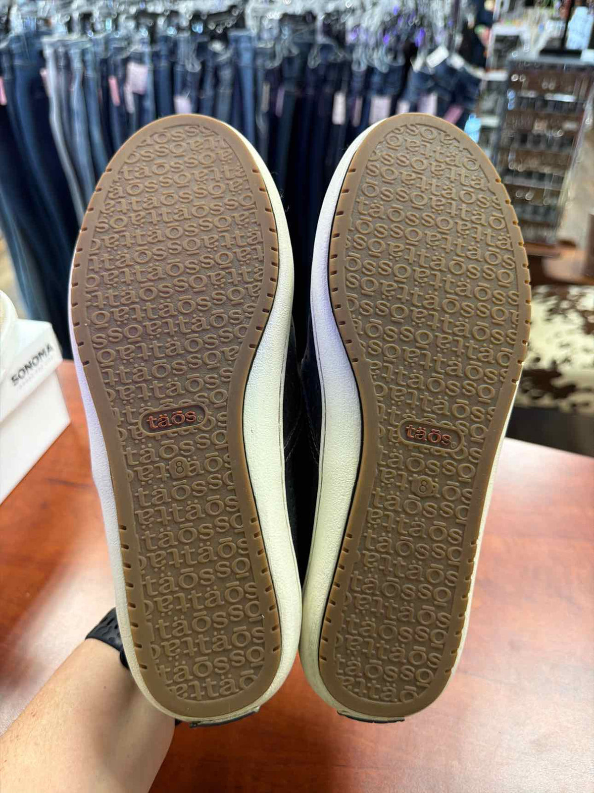 Taos Court Slip-On Steel Sneakers Size 8